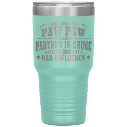 Paw Paw Partner in Crime Tumbler