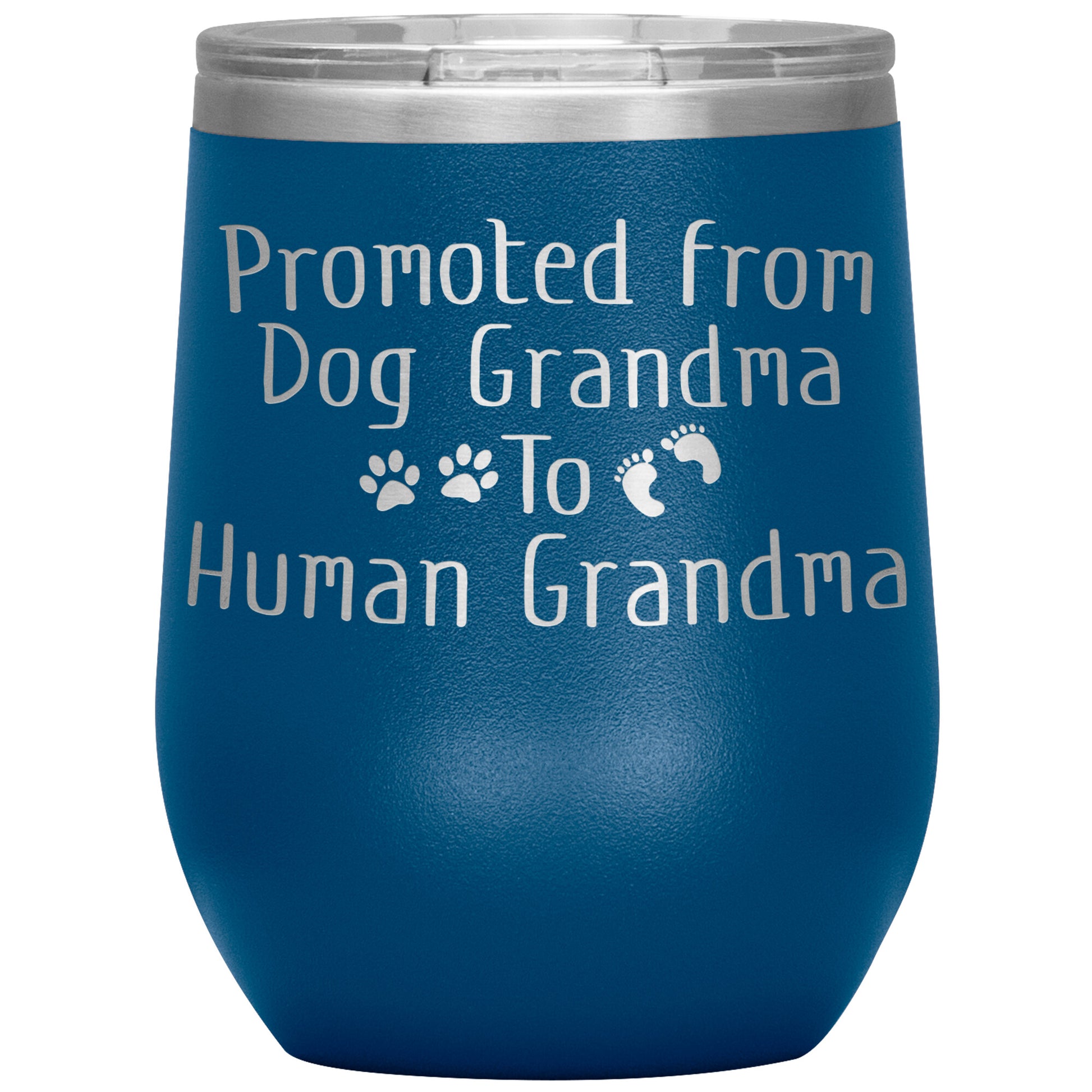 Promoted from Dog Grandma to Human Grandma Tumbler