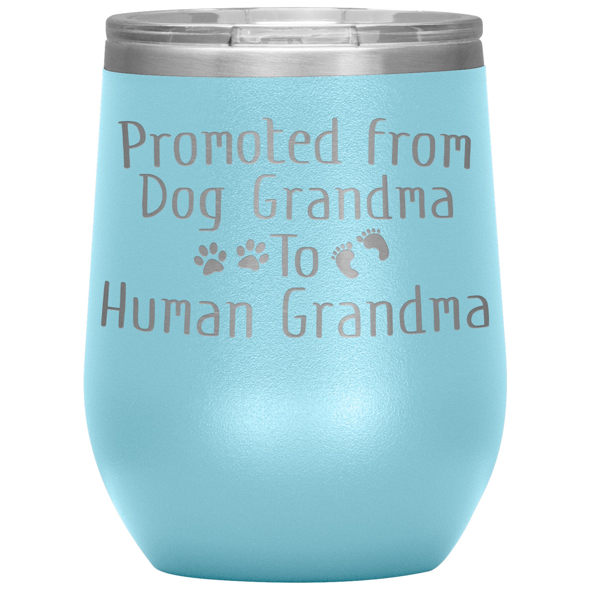 Promoted from Dog Grandma to Human Grandma Tumbler