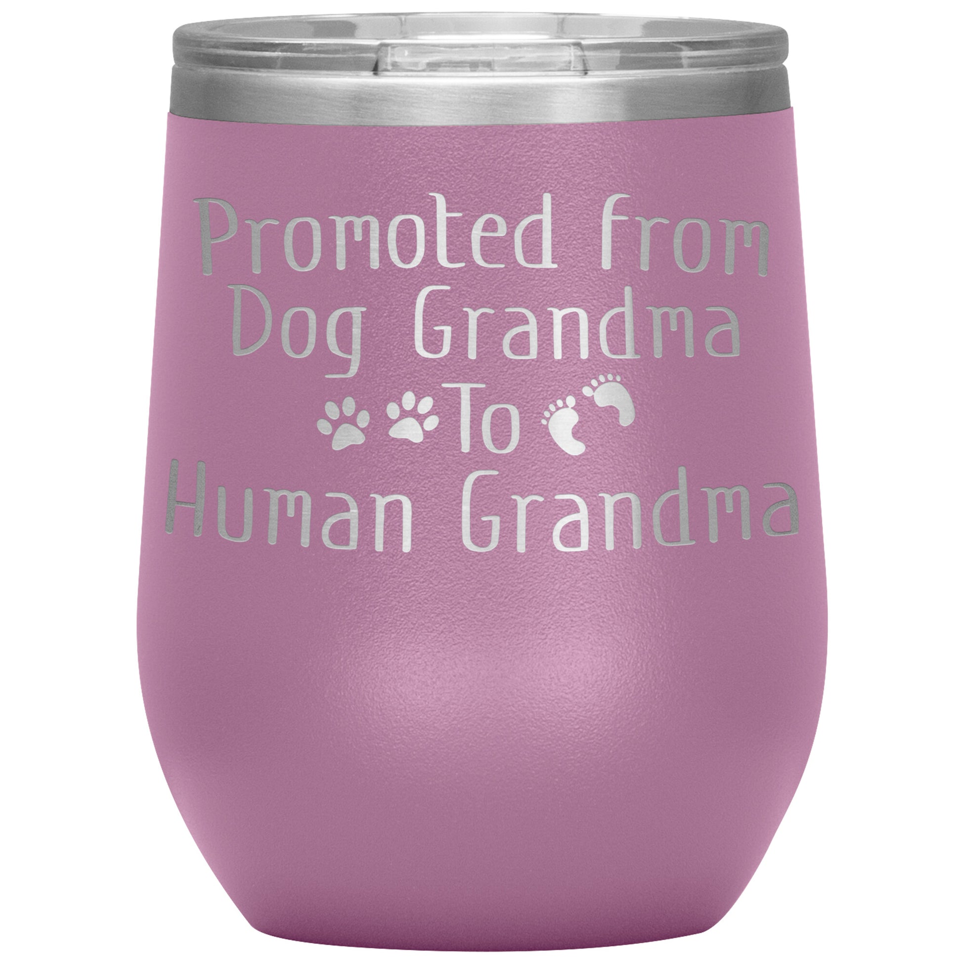 Promoted from Dog Grandma to Human Grandma Tumbler