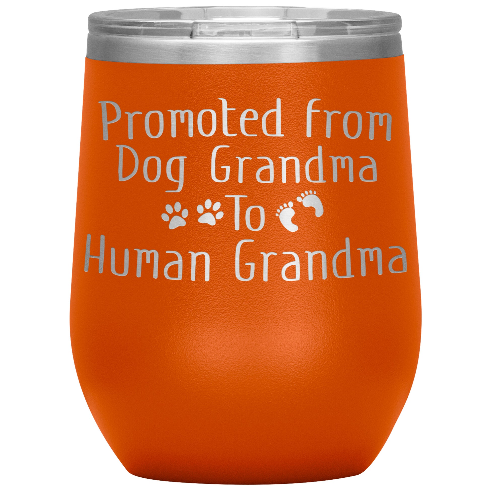 Promoted from Dog Grandma to Human Grandma Tumbler