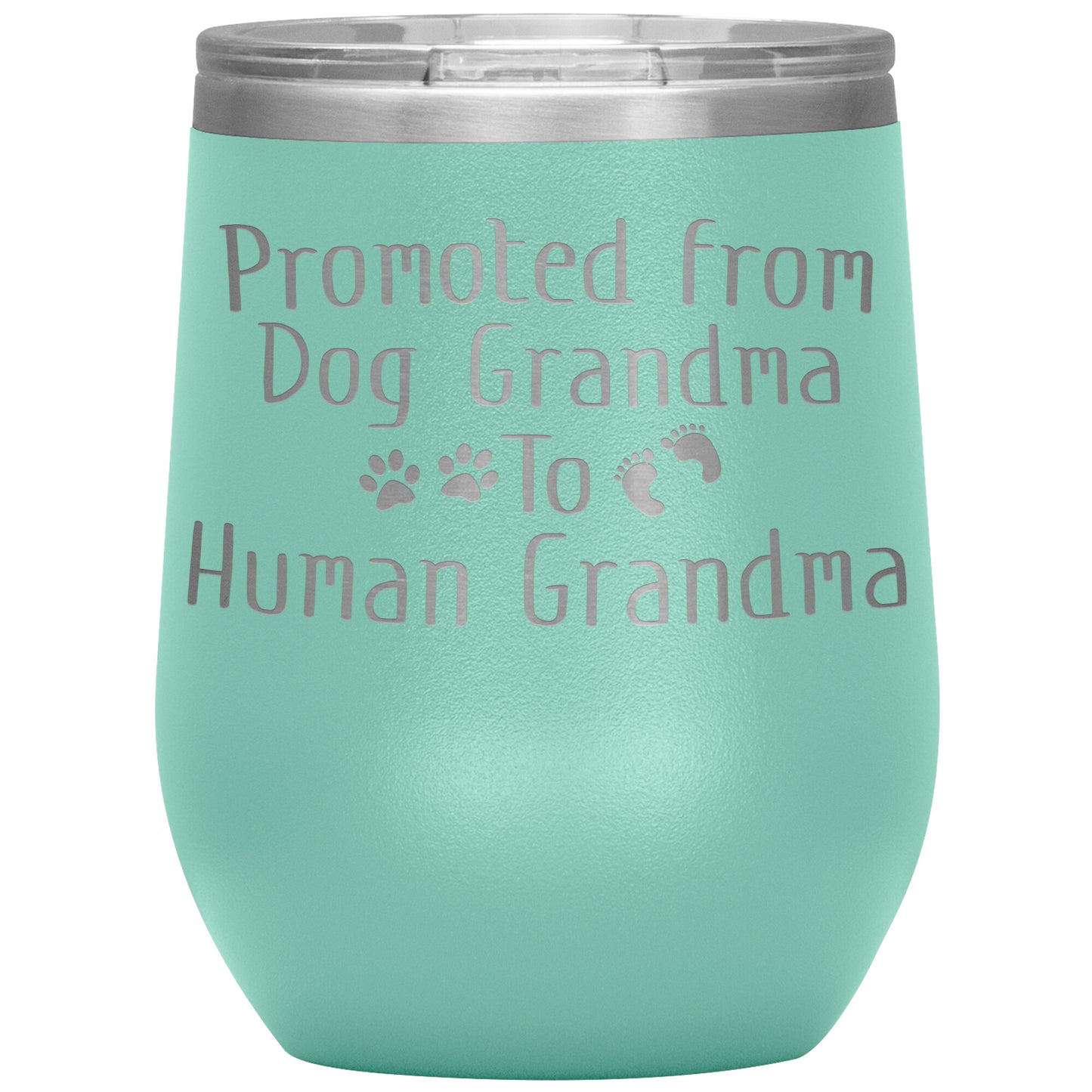 Promoted from Dog Grandma to Human Grandma Tumbler