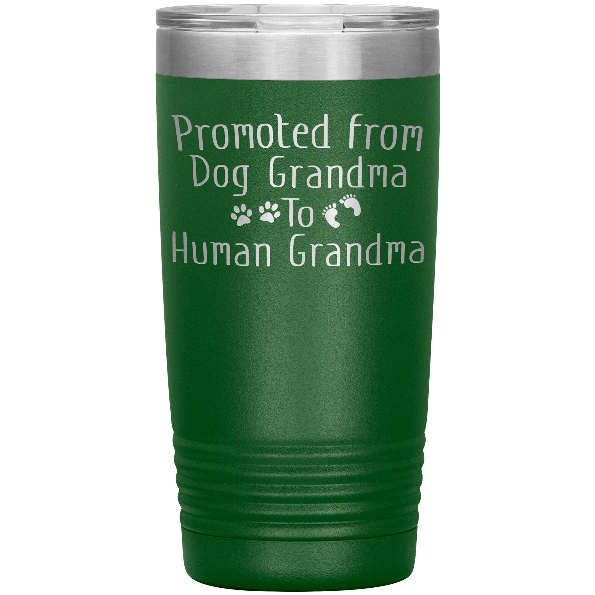 Promoted from Dog Grandma to Human Grandma Tumbler