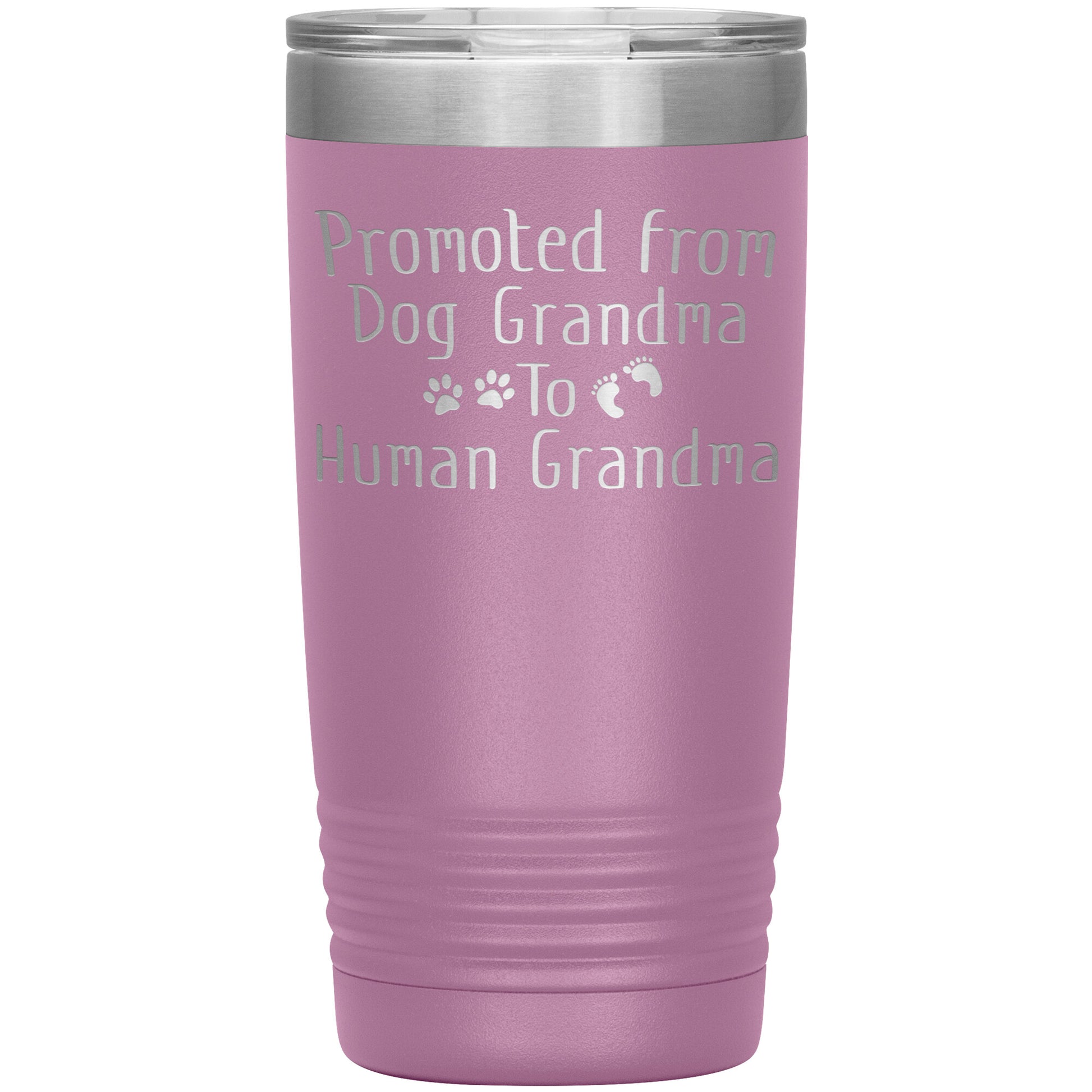 Promoted from Dog Grandma to Human Grandma Tumbler