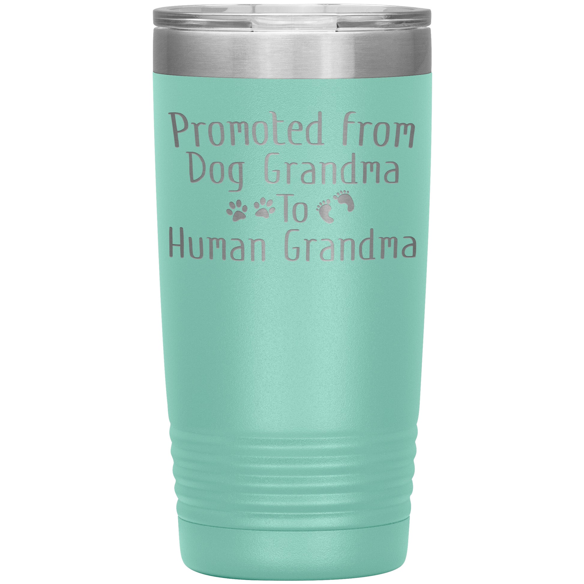 Promoted from Dog Grandma to Human Grandma Tumbler