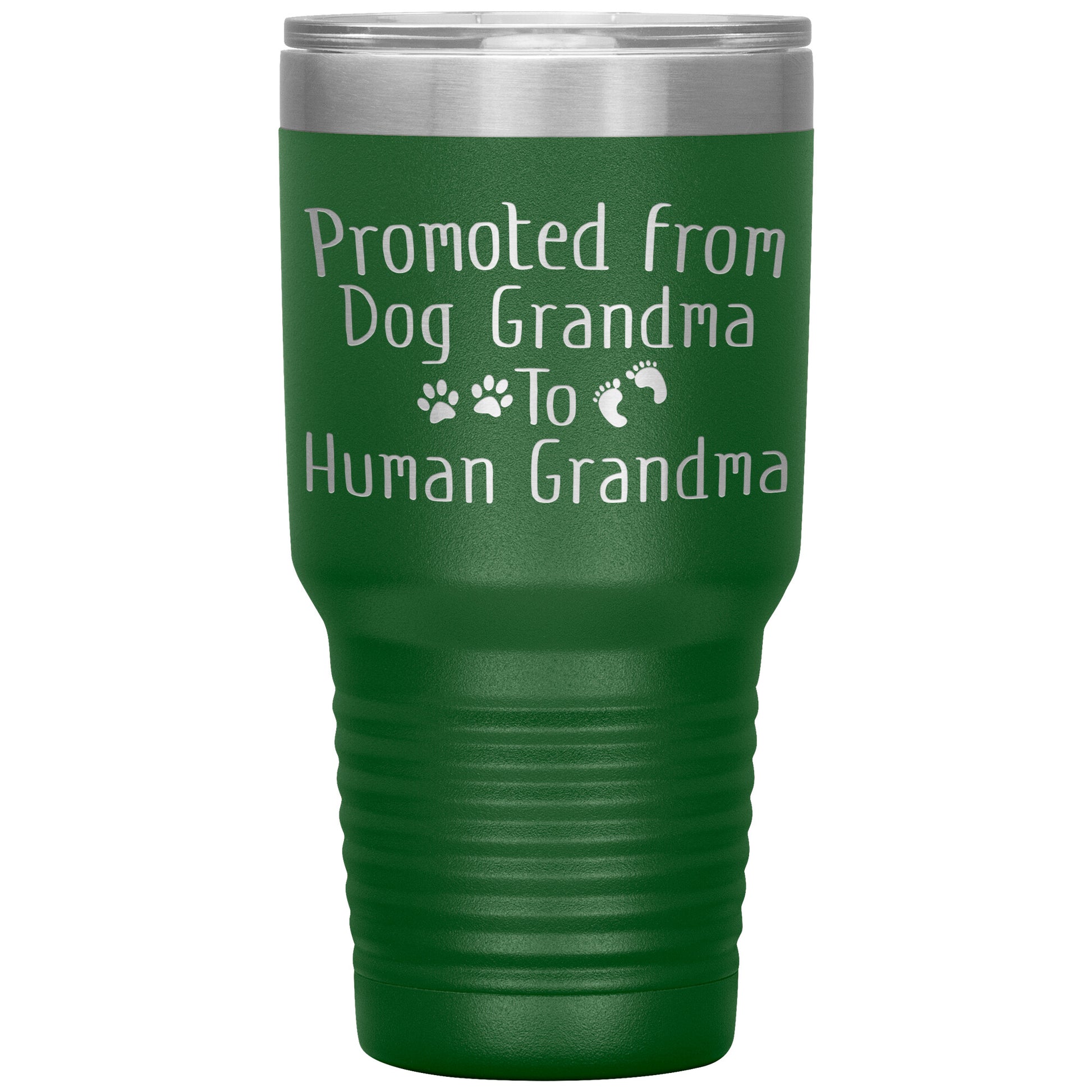 Promoted from Dog Grandma to Human Grandma Tumbler