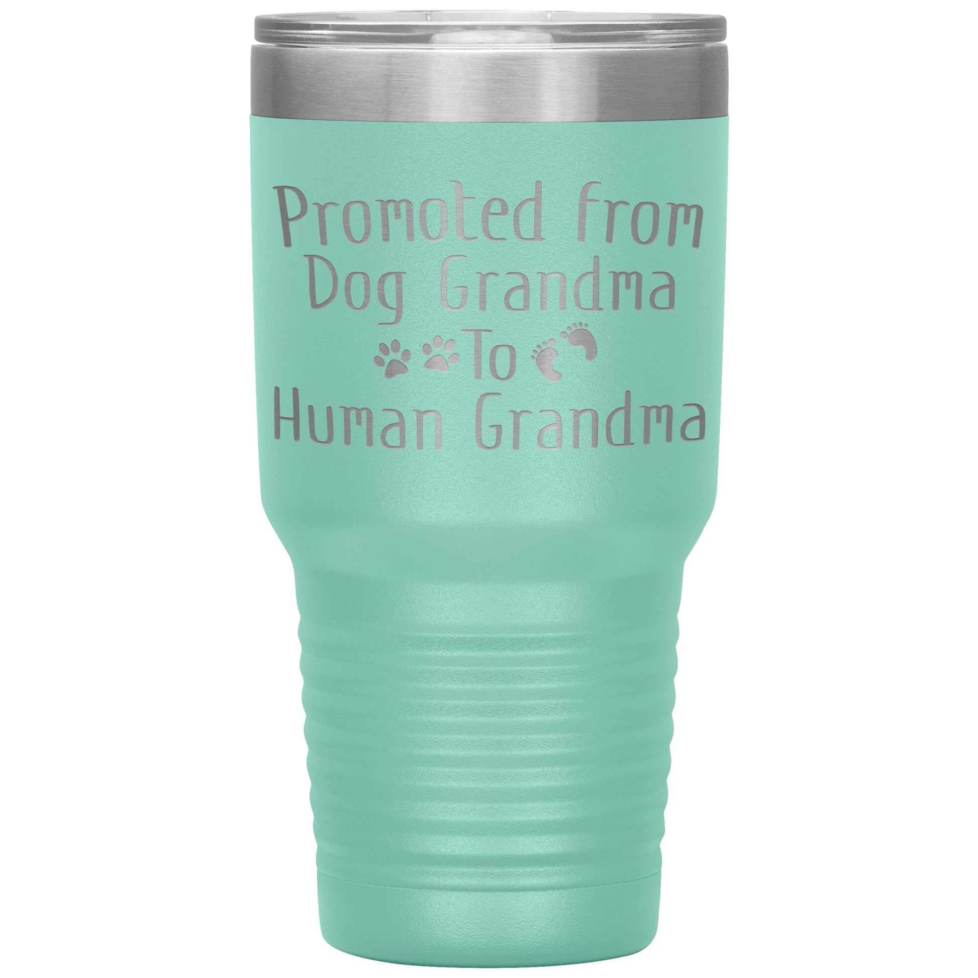 Promoted from Dog Grandma to Human Grandma Tumbler