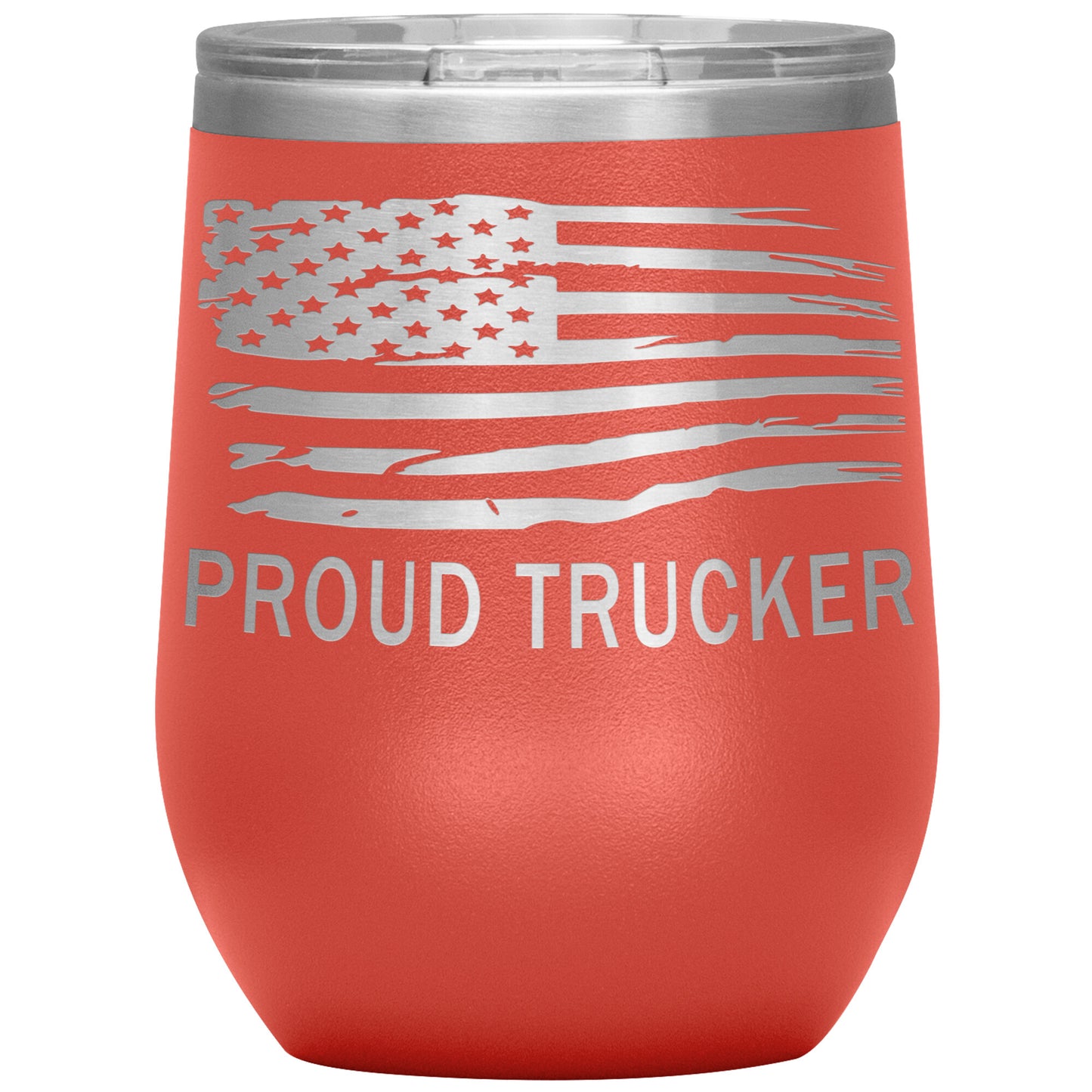 Proud Trucker Tumbler