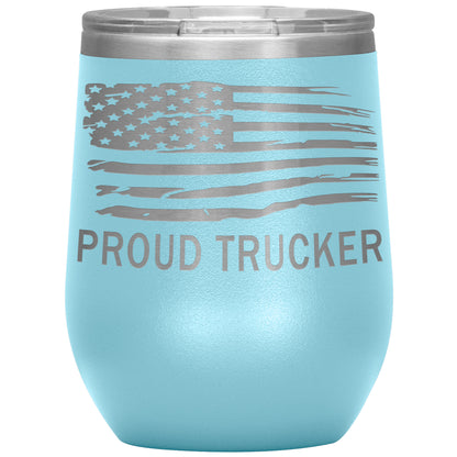 Proud Trucker Tumbler