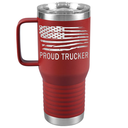 Proud Trucker Tumbler