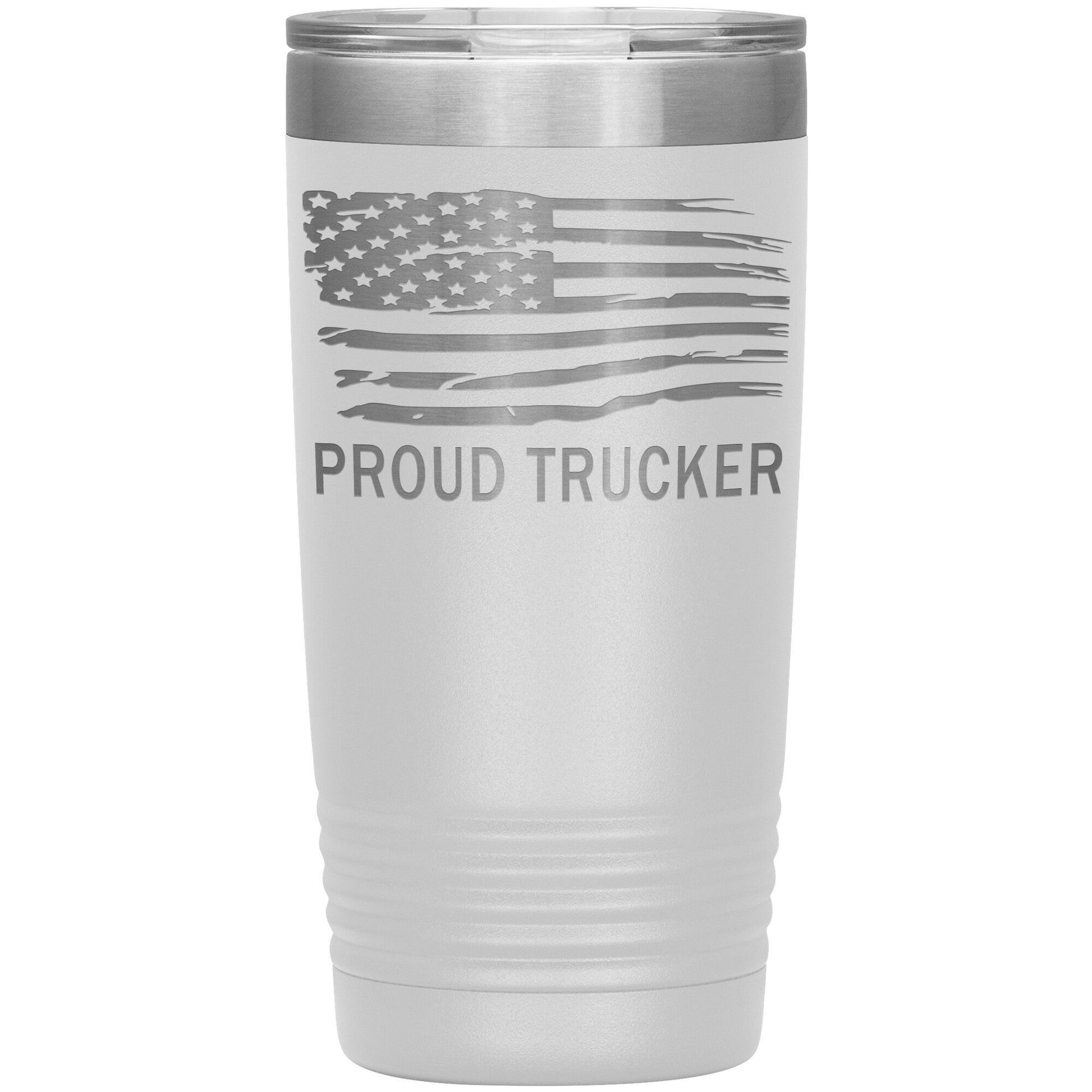 Proud Trucker Tumbler