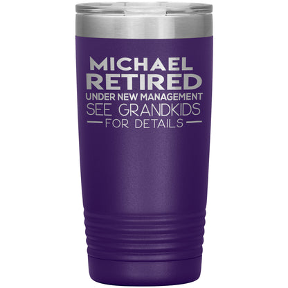 Retired See Grandkids Tumbler