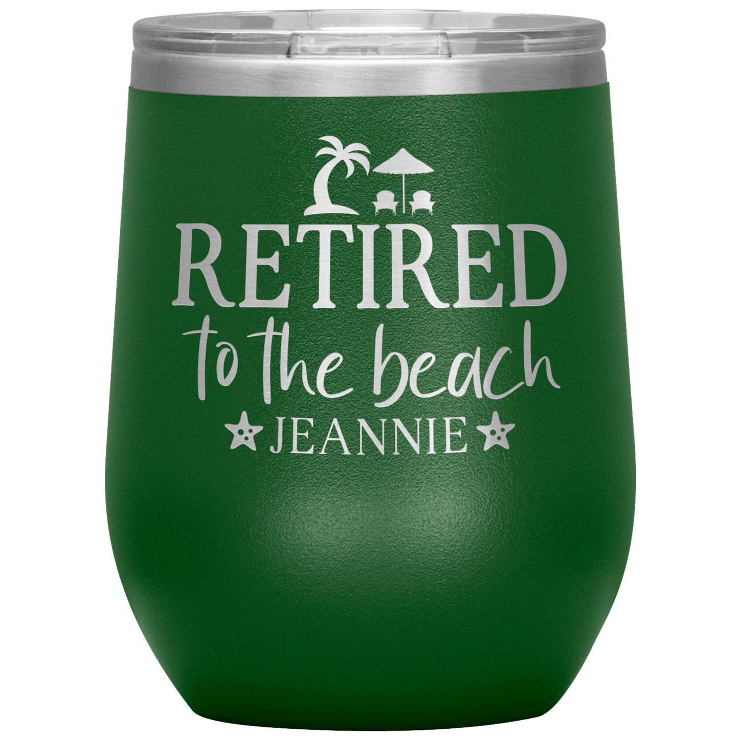 Retired to the Beach Tumbler