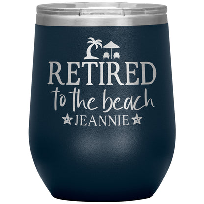 Retired to the Beach Tumbler