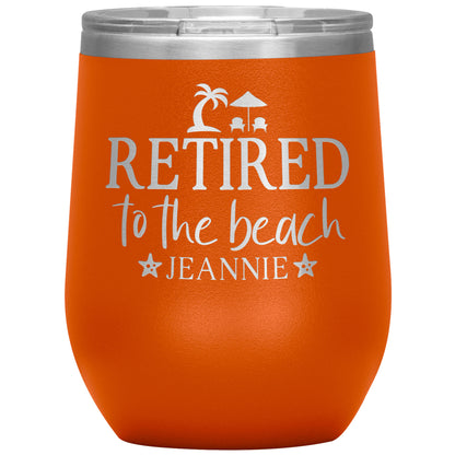 Retired to the Beach Tumbler
