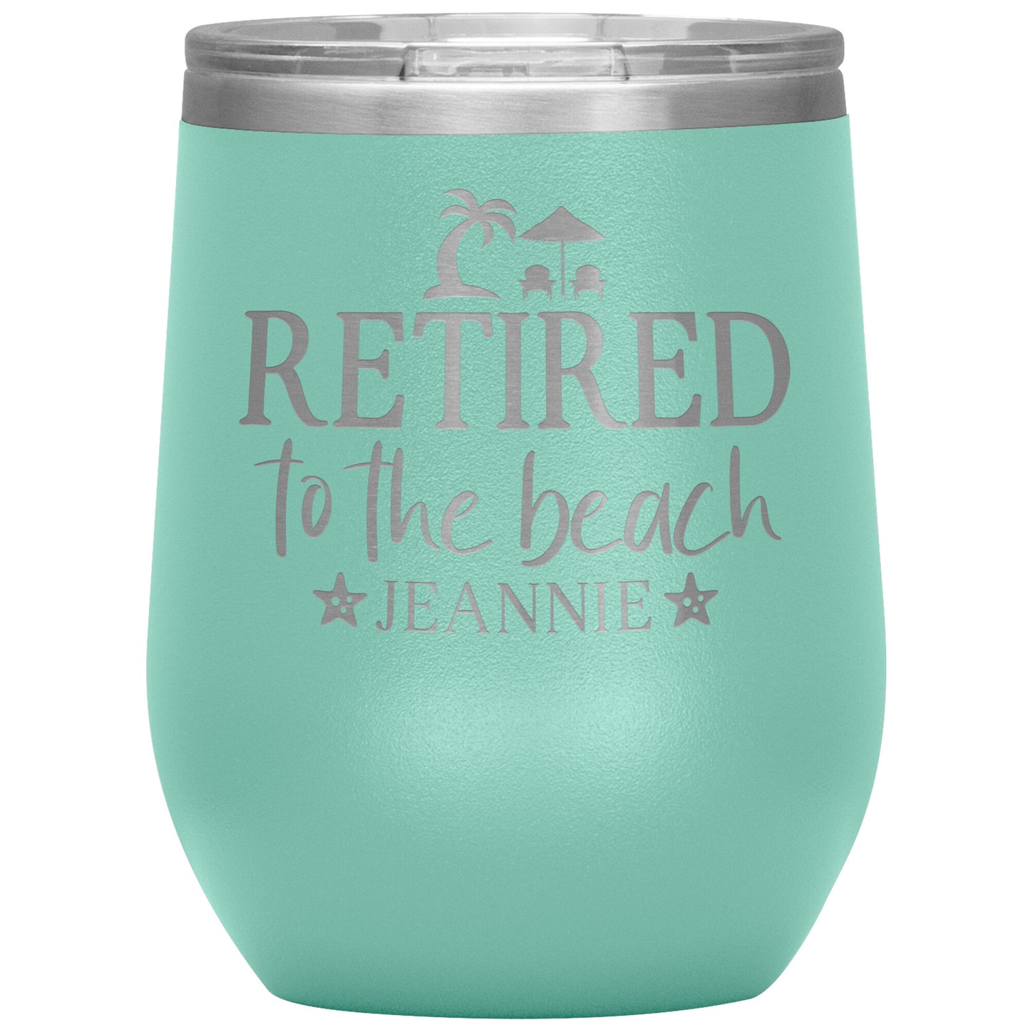 Retired to the Beach Tumbler