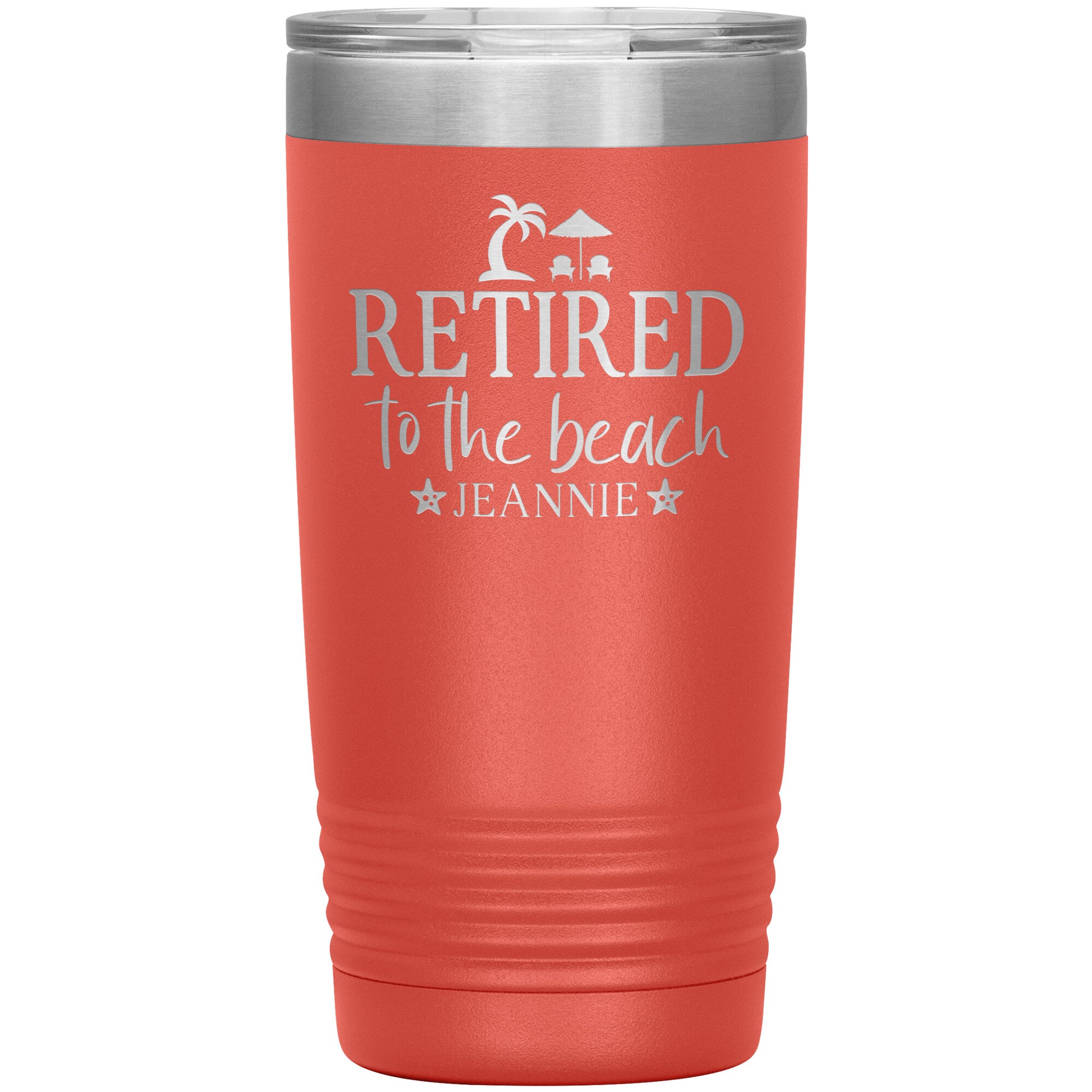 Retired to the Beach Tumbler