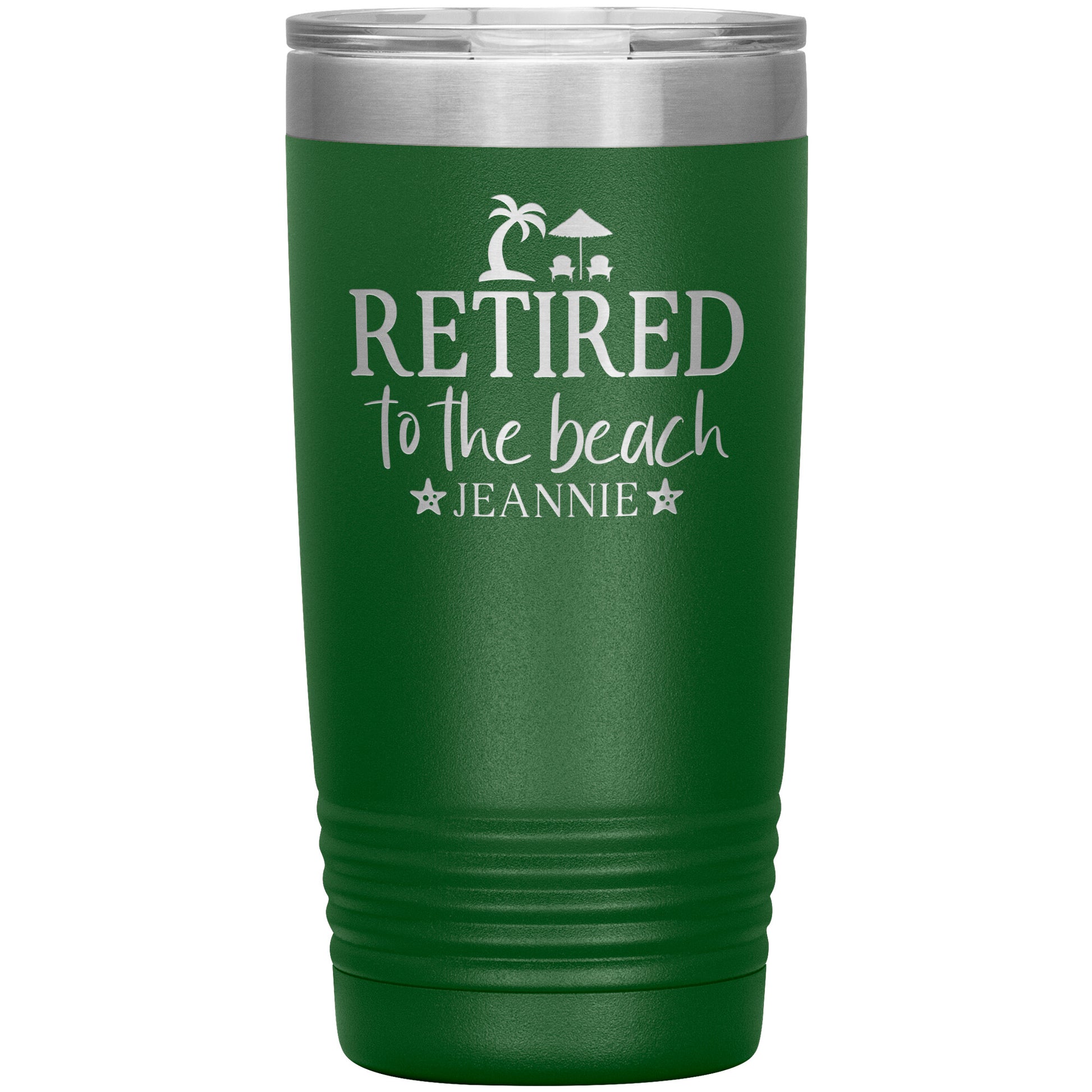 Retired to the Beach Tumbler