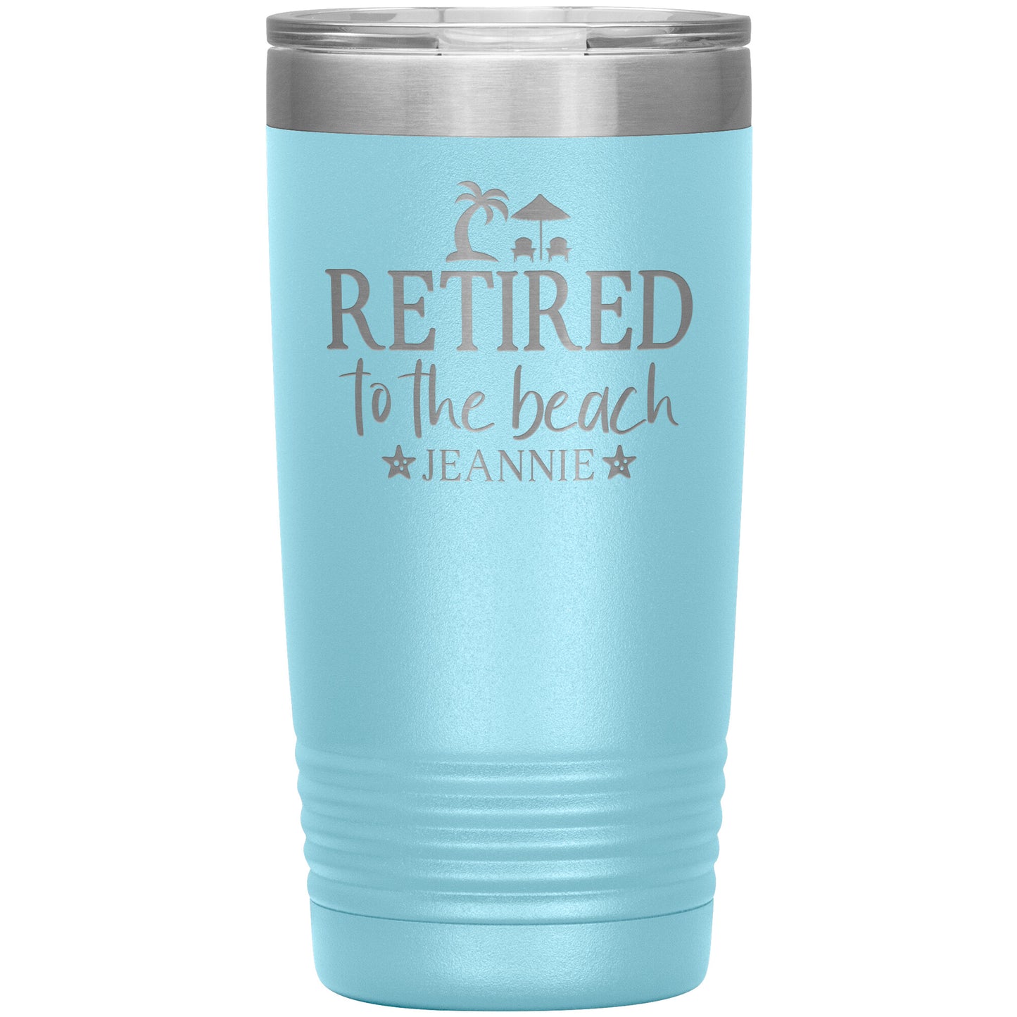 Retired to the Beach Tumbler