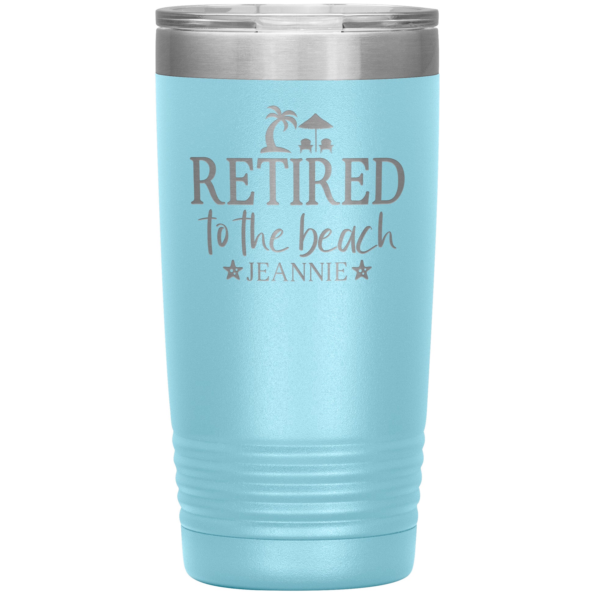 Retired to the Beach Tumbler