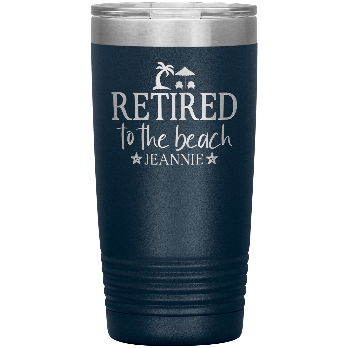 Retired to the Beach Tumbler