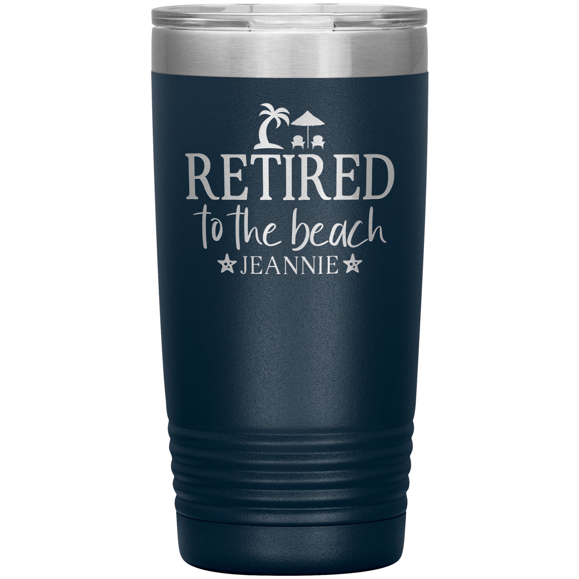 Retired to the Beach Tumbler