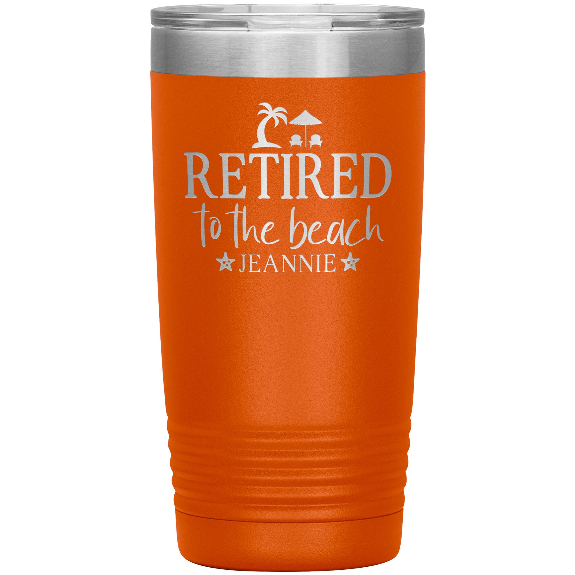 Retired to the Beach Tumbler