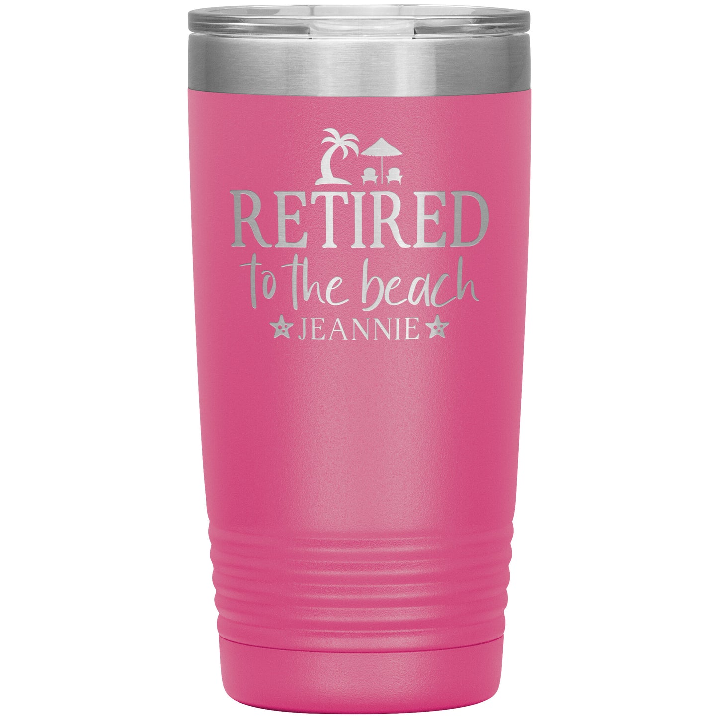 Retired to the Beach Tumbler