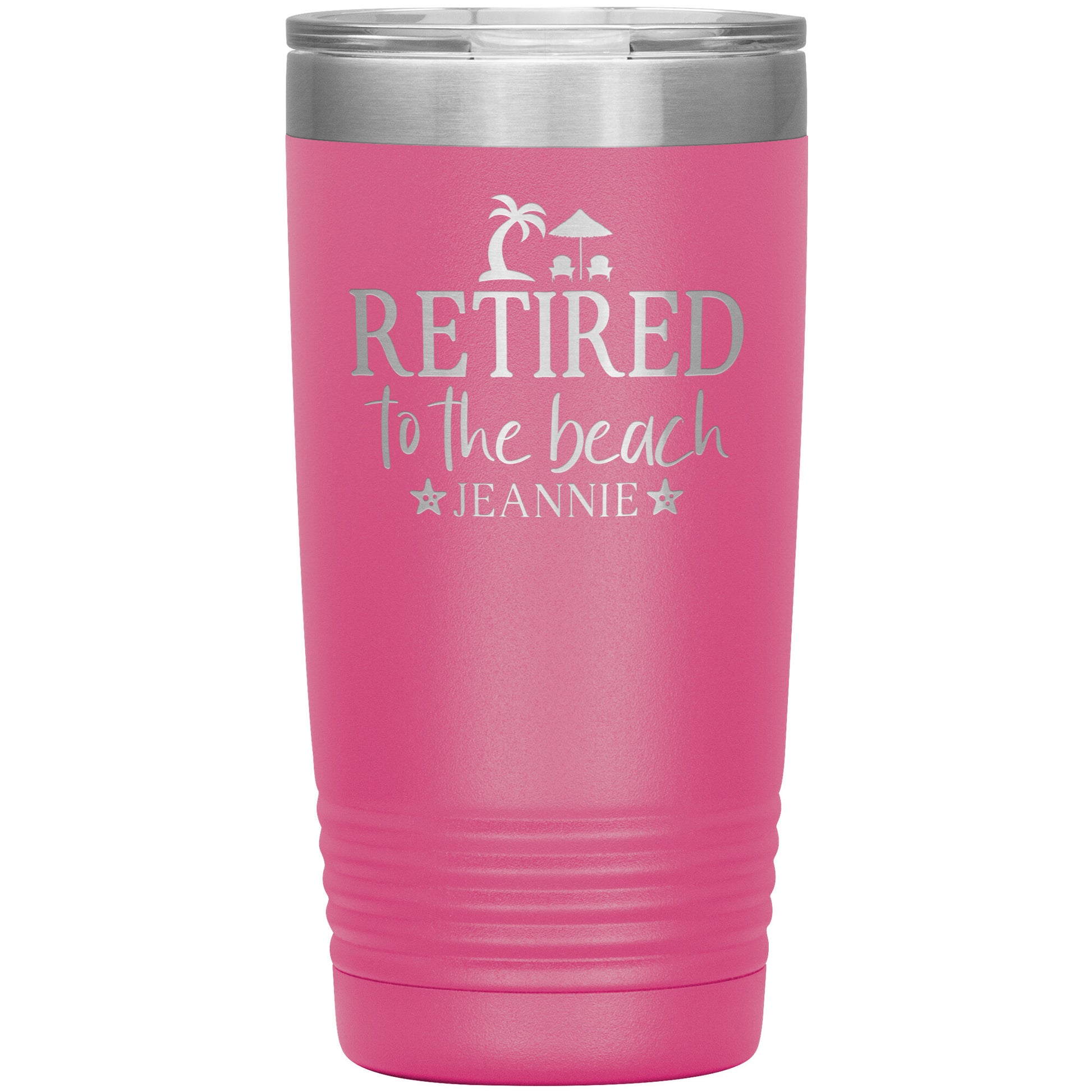 Retired to the Beach Tumbler