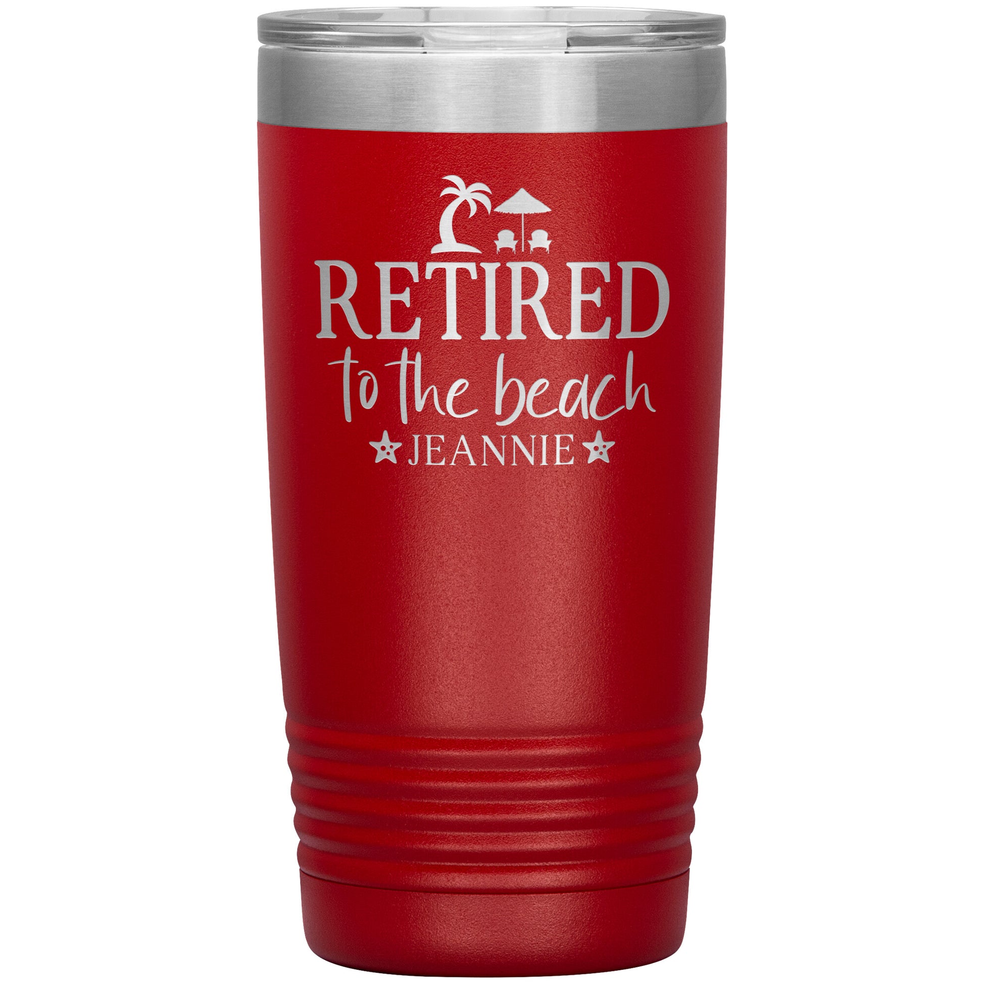 Retired to the Beach Tumbler