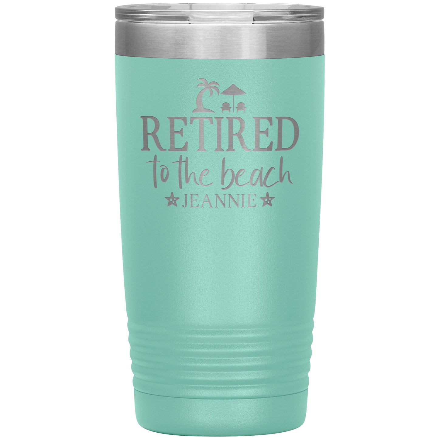 Retired to the Beach Tumbler