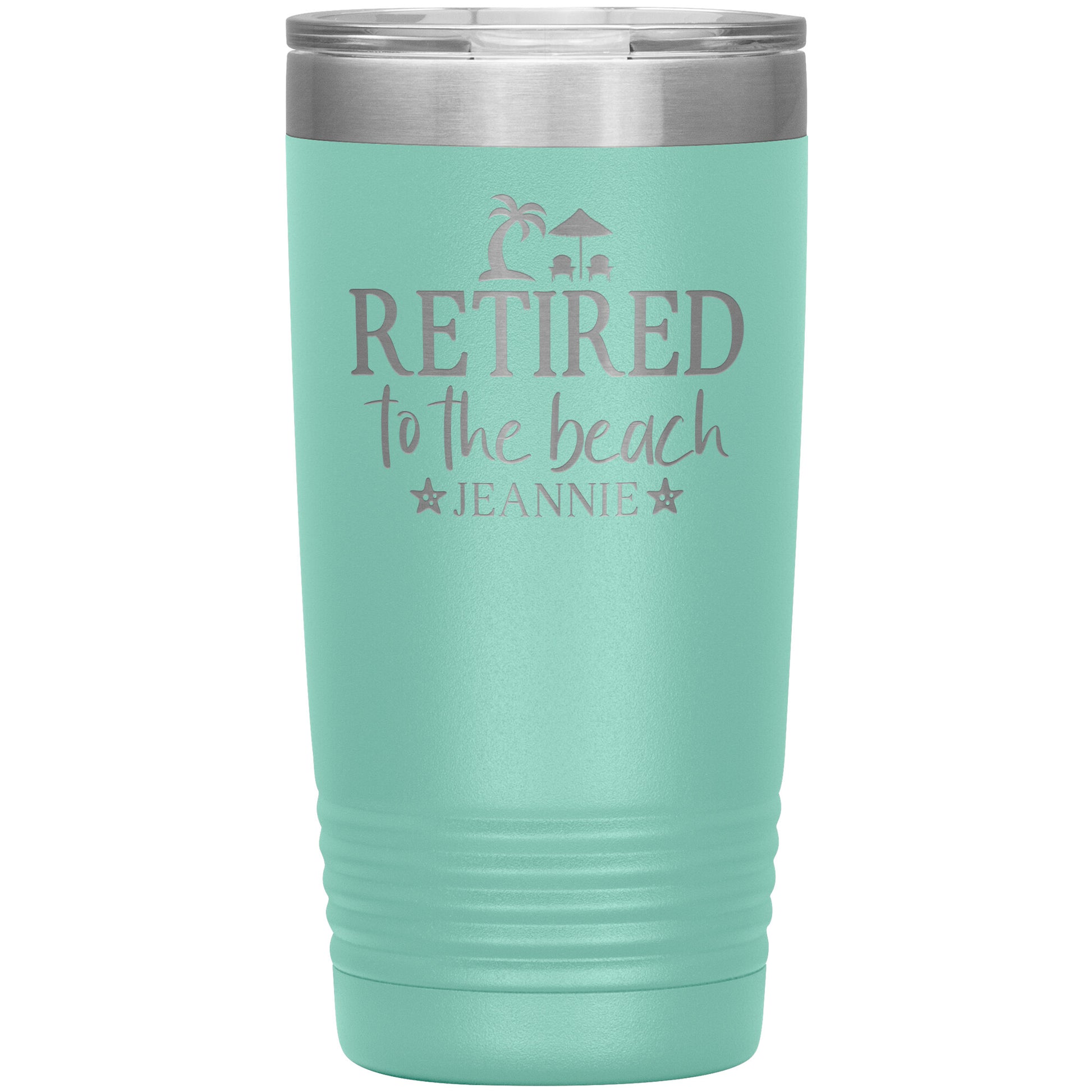 Retired to the Beach Tumbler