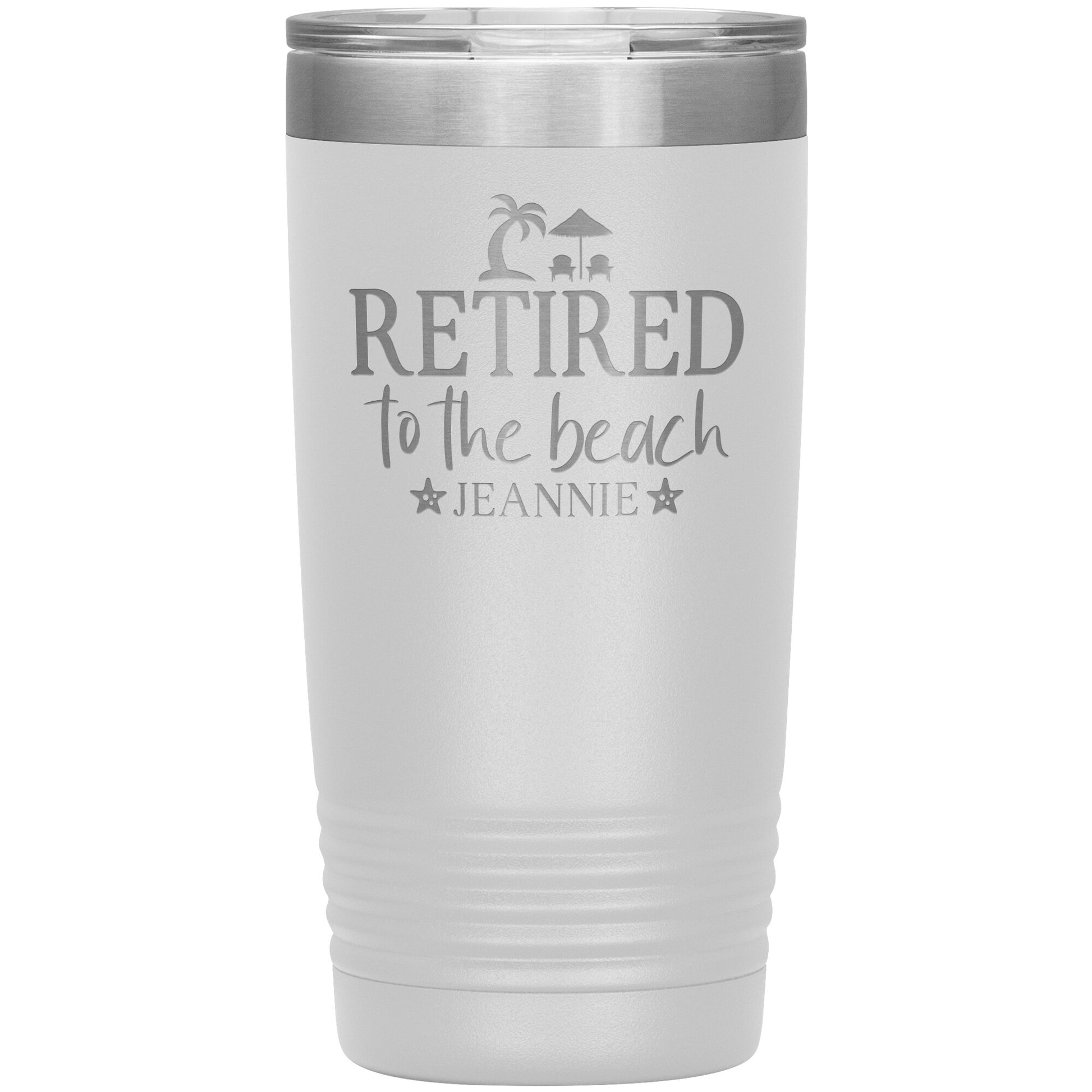 Retired to the Beach Tumbler