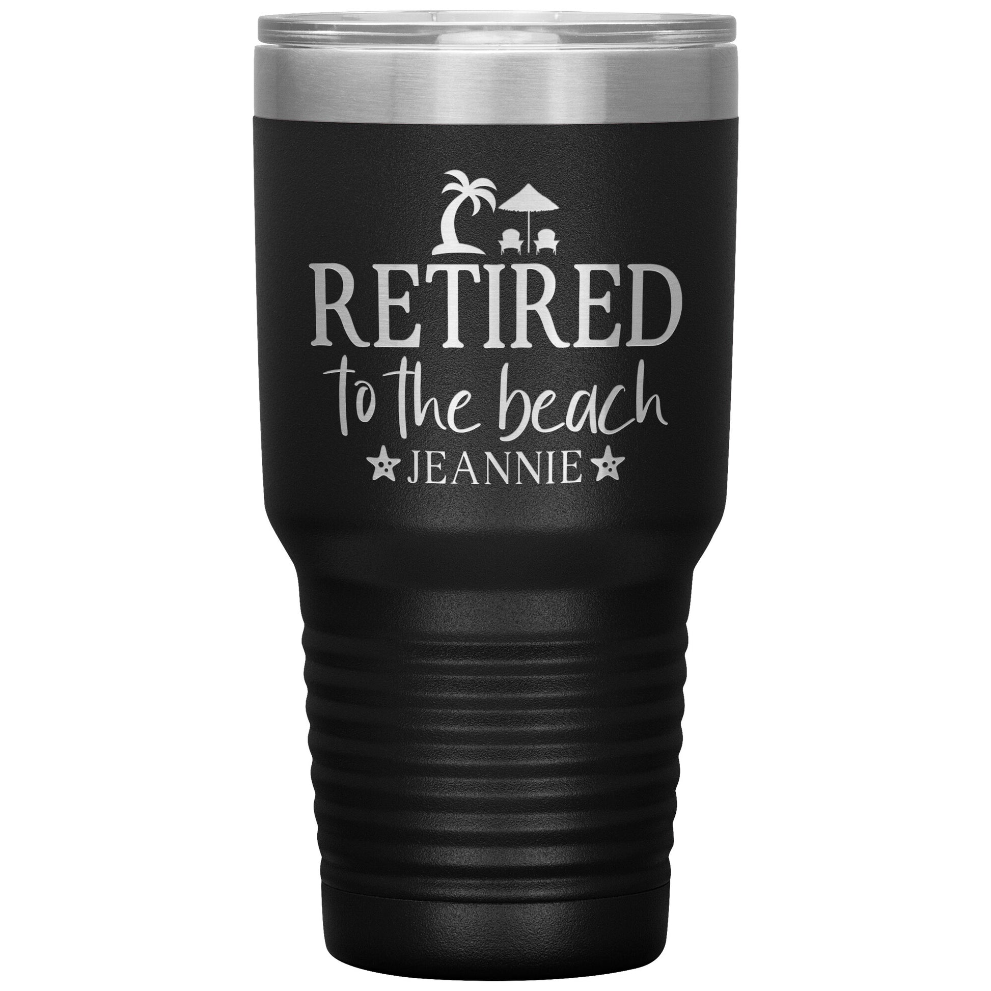 Retired to the Beach Tumbler