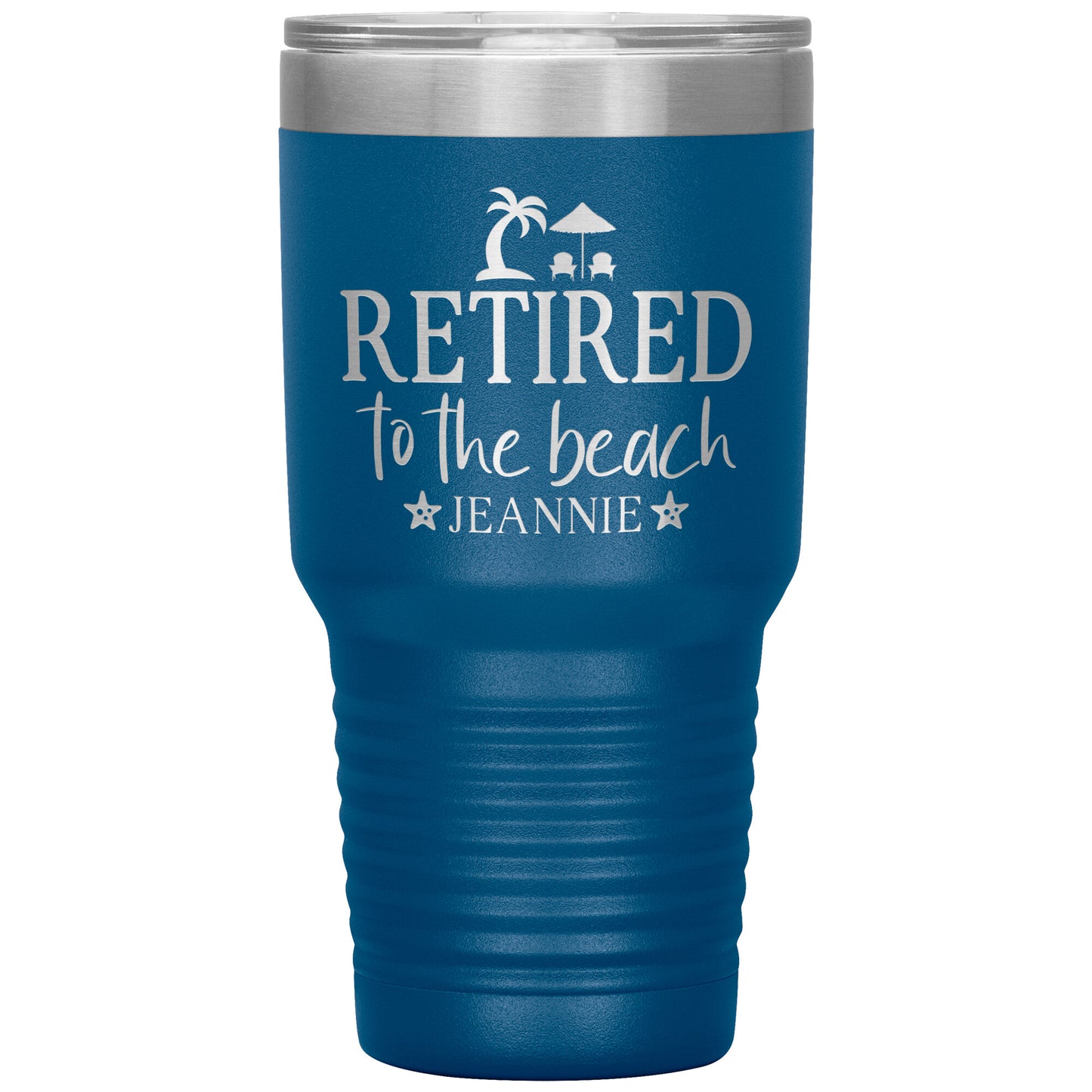 Retired to the Beach Tumbler