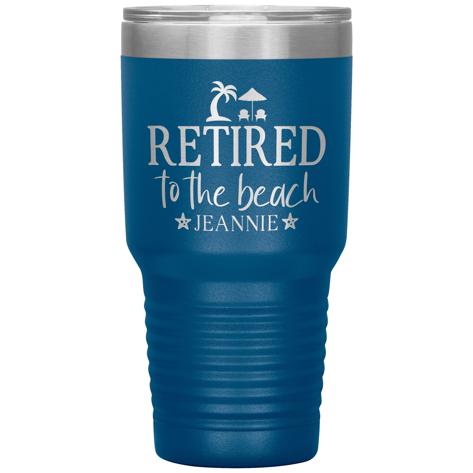 Retired to the Beach Tumbler