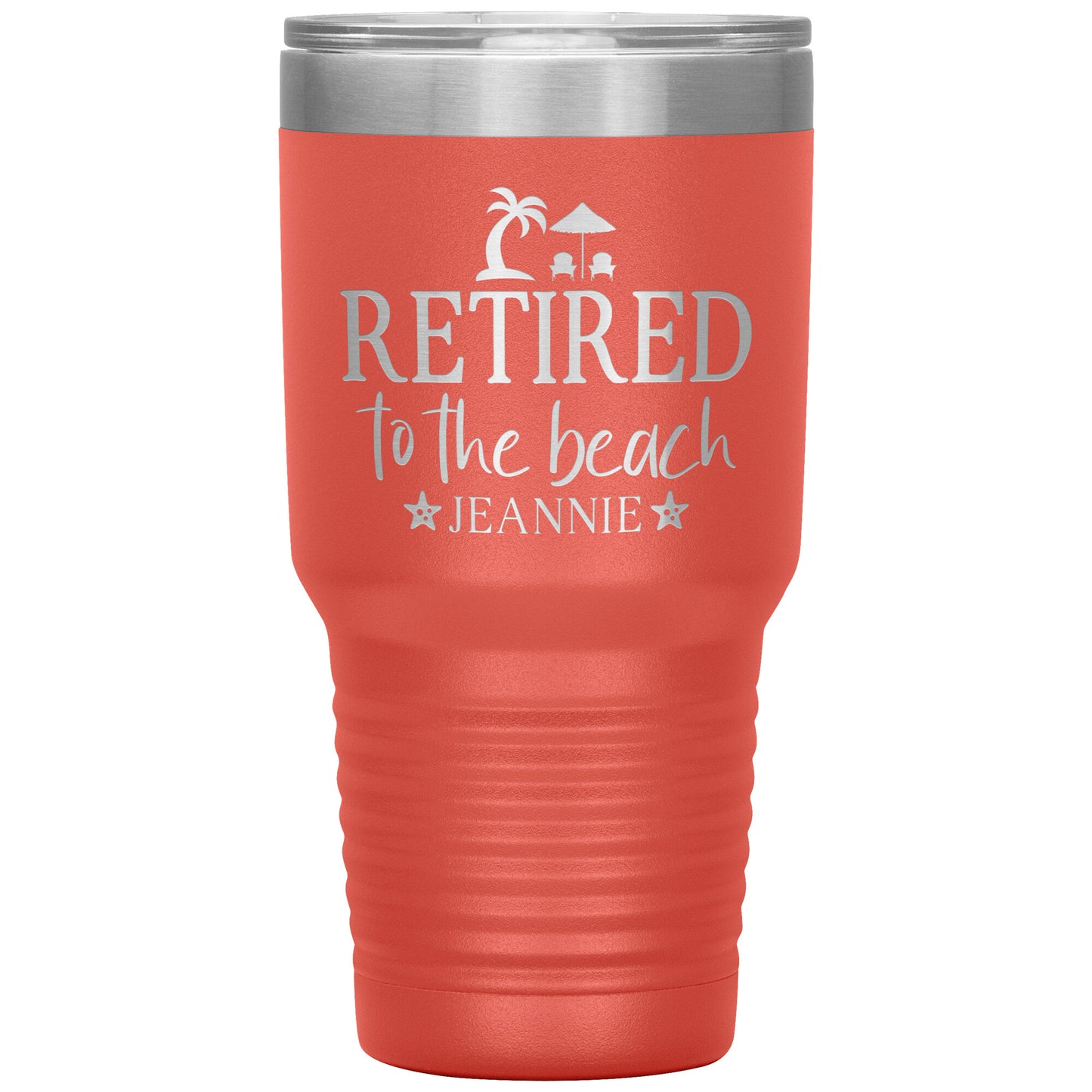 Retired to the Beach Tumbler