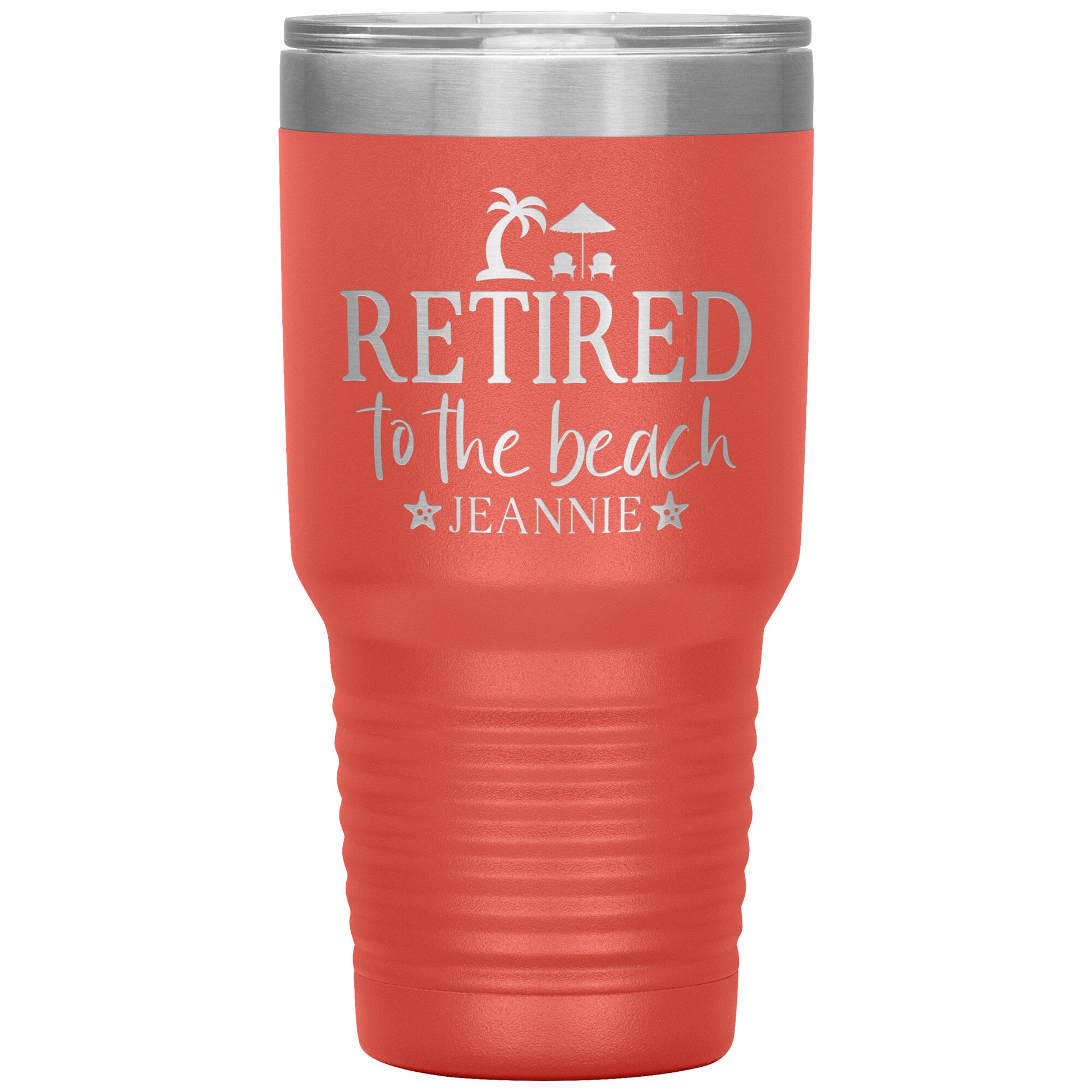Retired to the Beach Tumbler