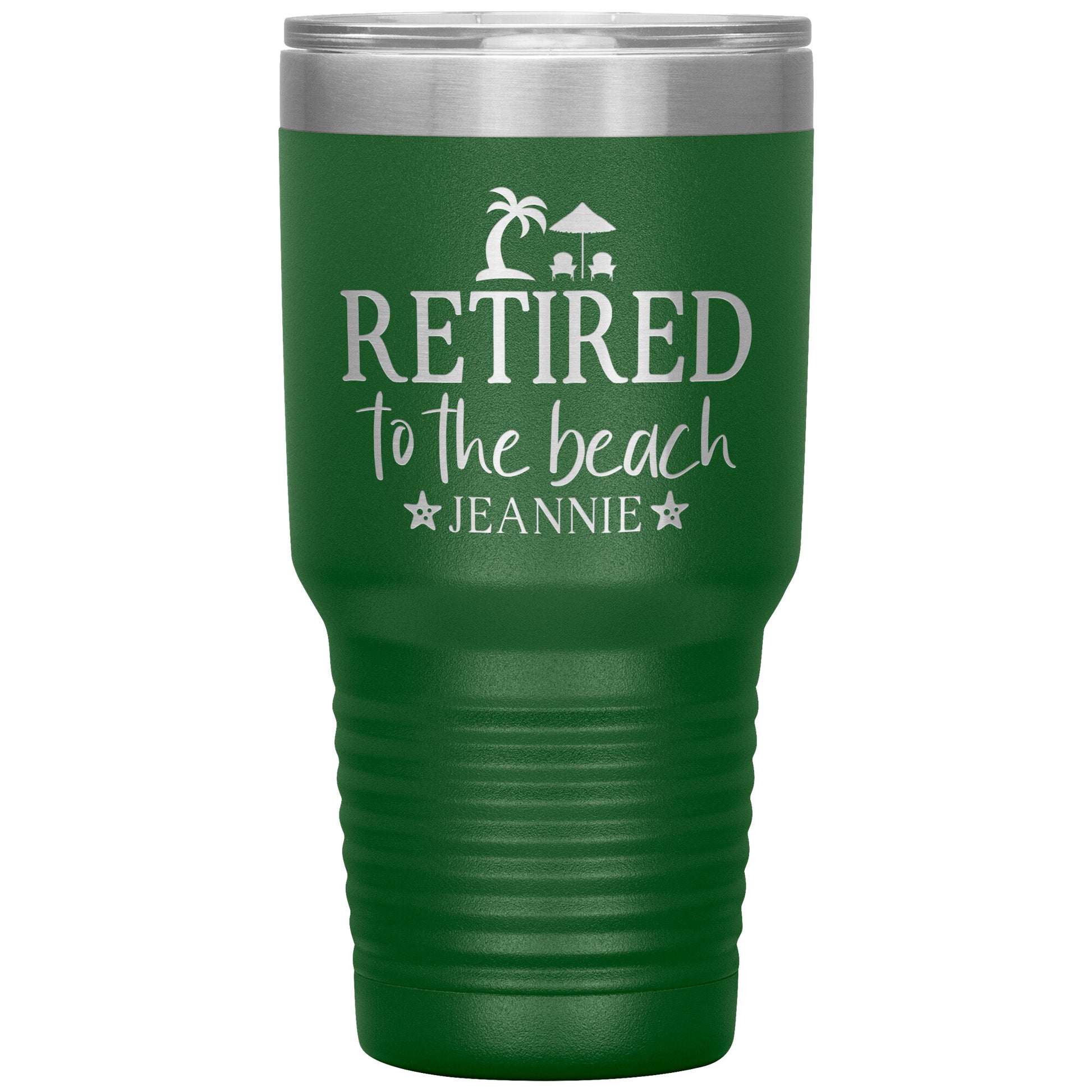 Retired to the Beach Tumbler
