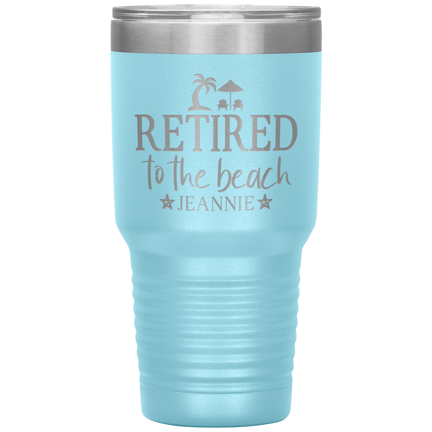 Retired to the Beach Tumbler