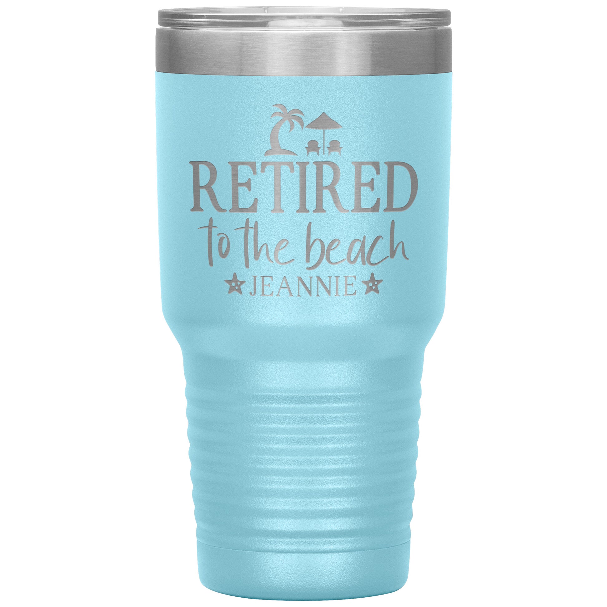 Retired to the Beach Tumbler