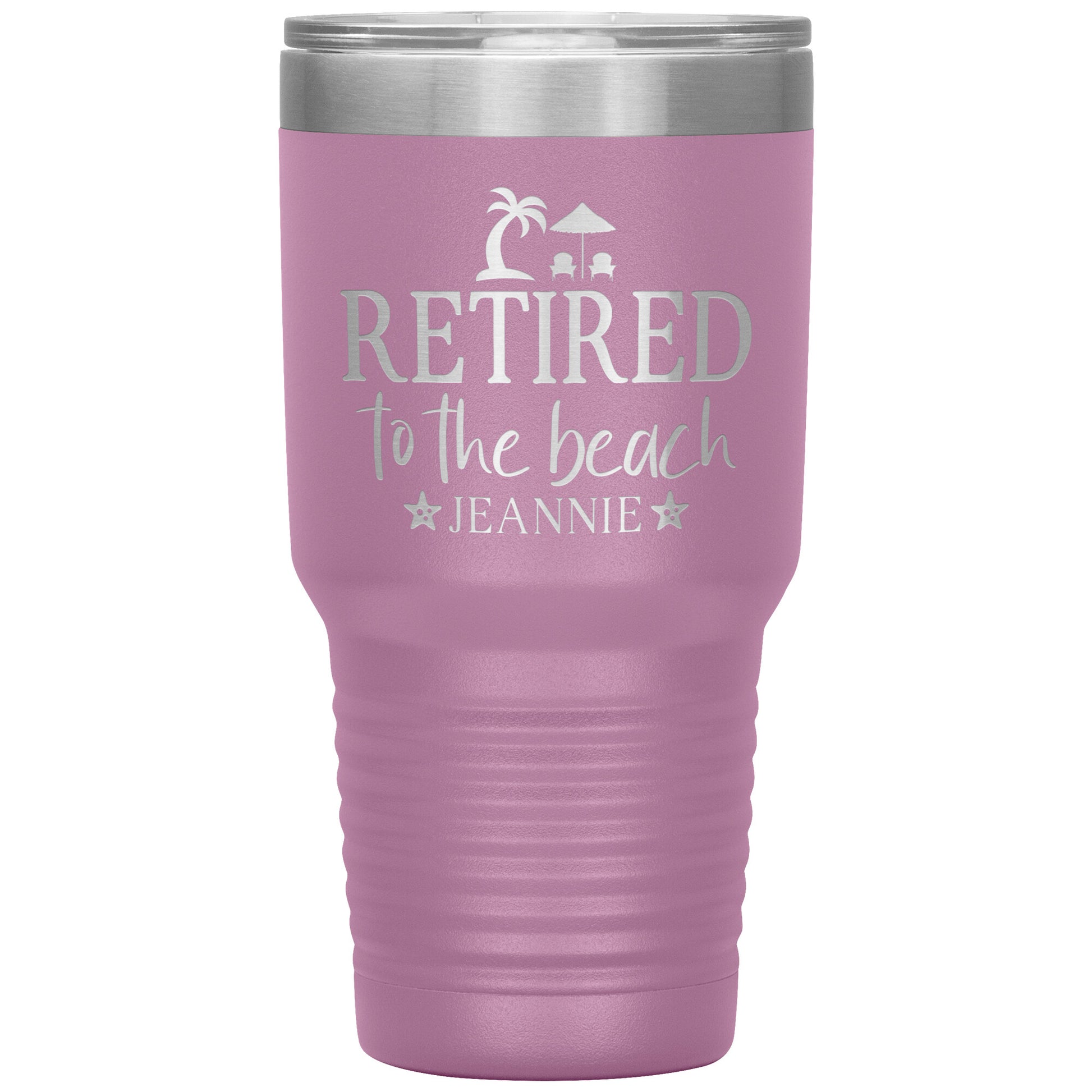 Retired to the Beach Tumbler