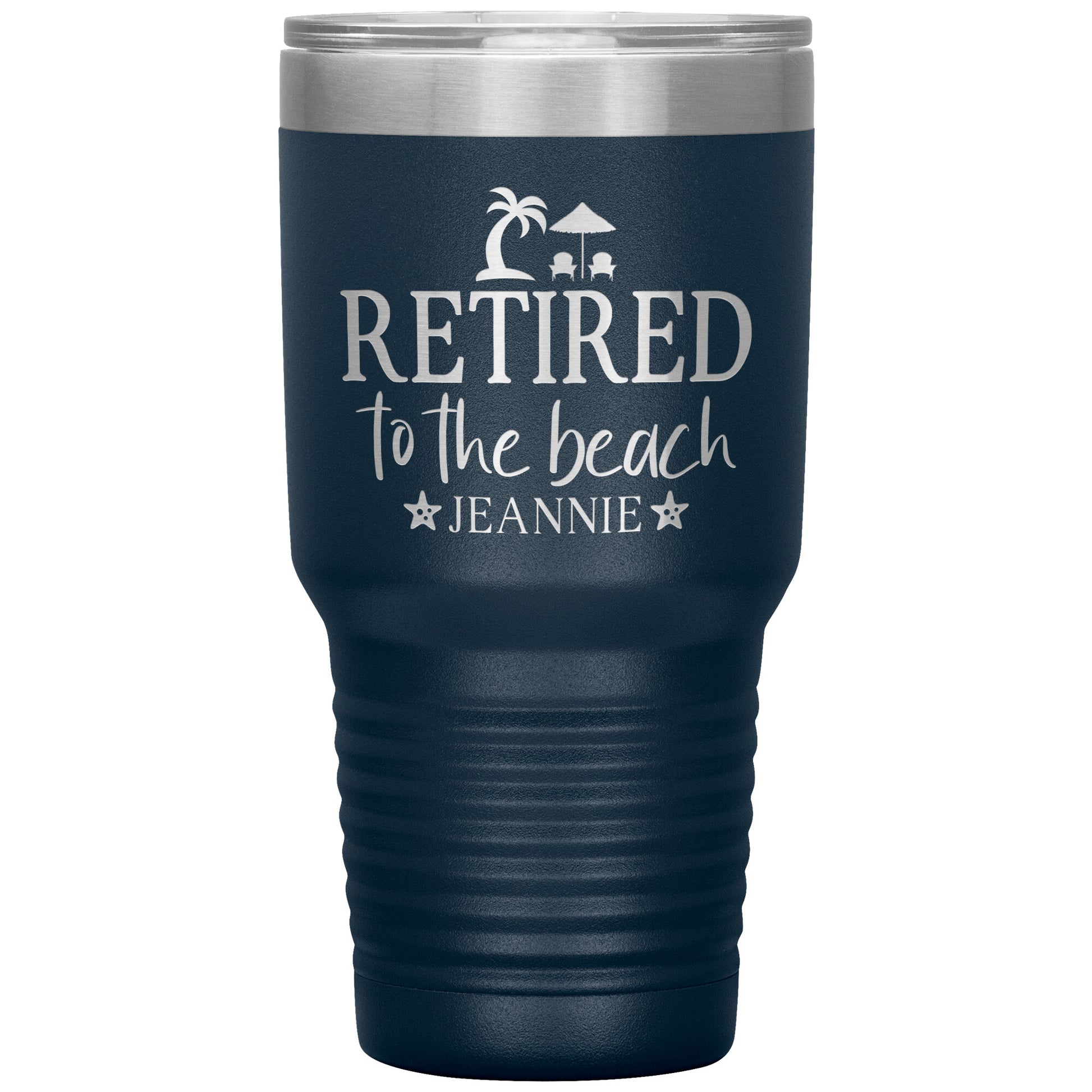 Retired to the Beach Tumbler