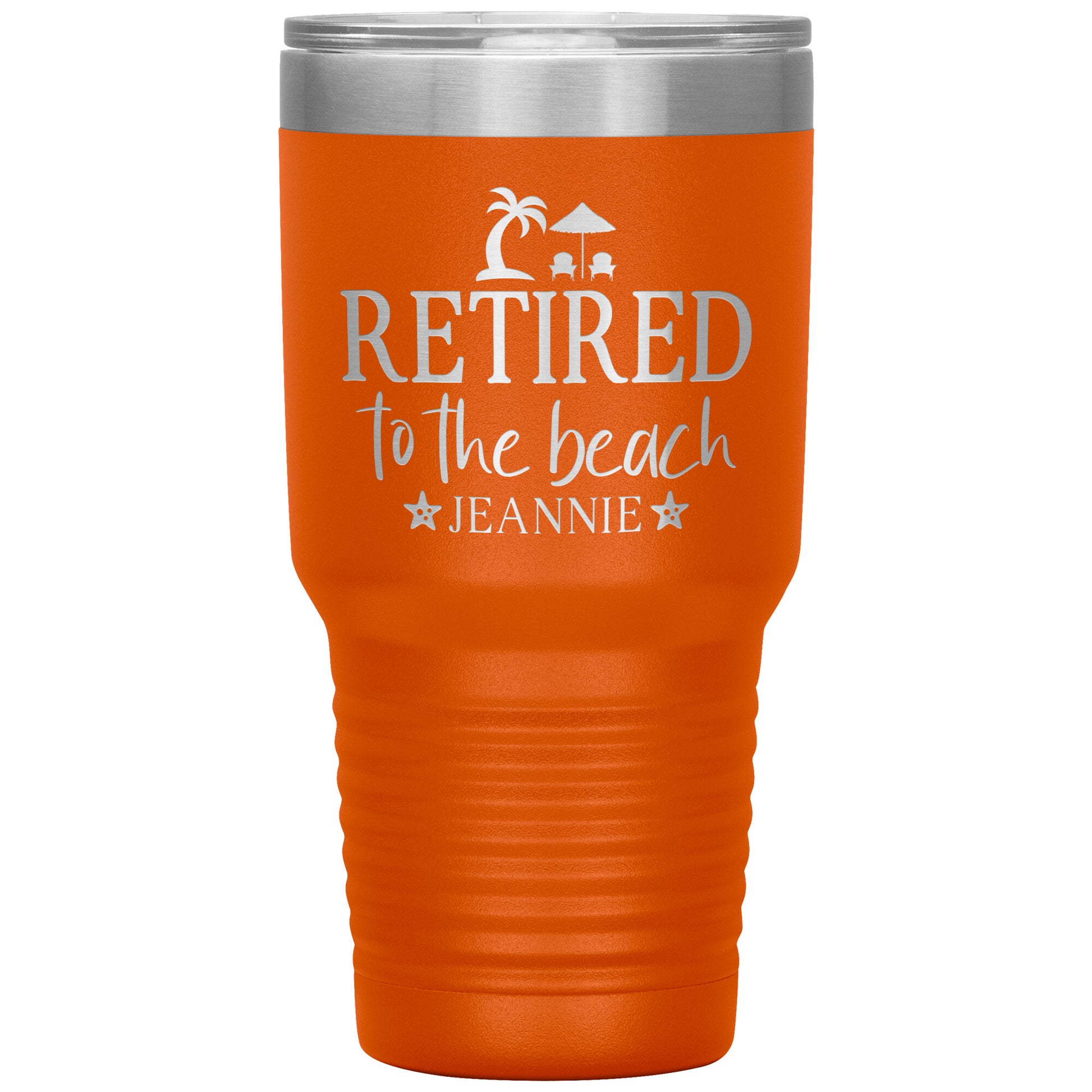 Retired to the Beach Tumbler