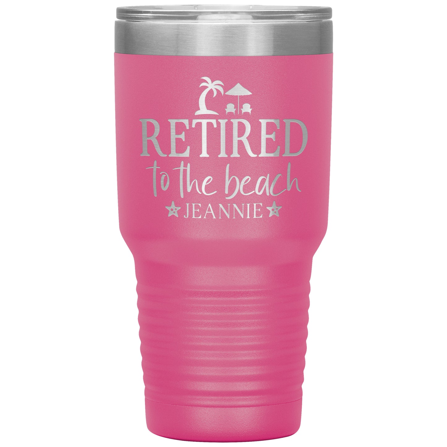 Retired to the Beach Tumbler