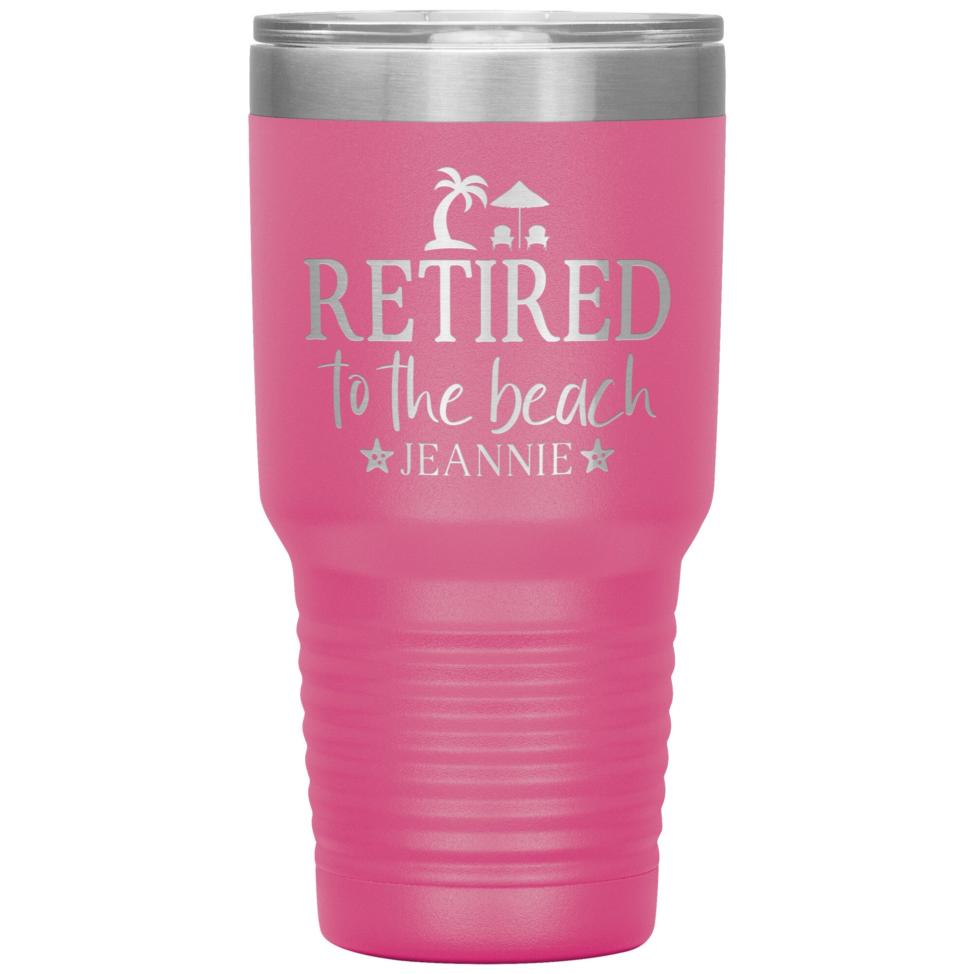 Retired to the Beach Tumbler