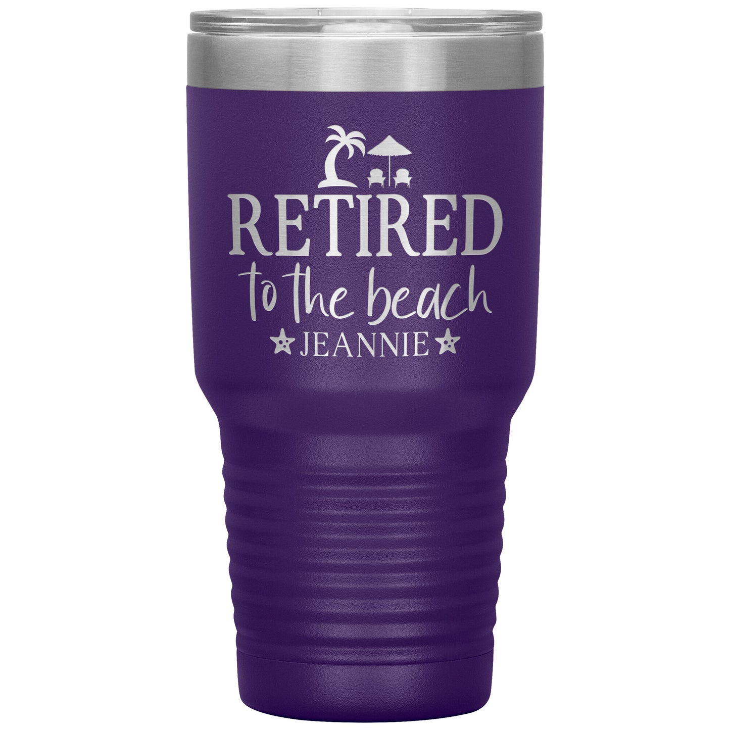 Retired to the Beach Tumbler