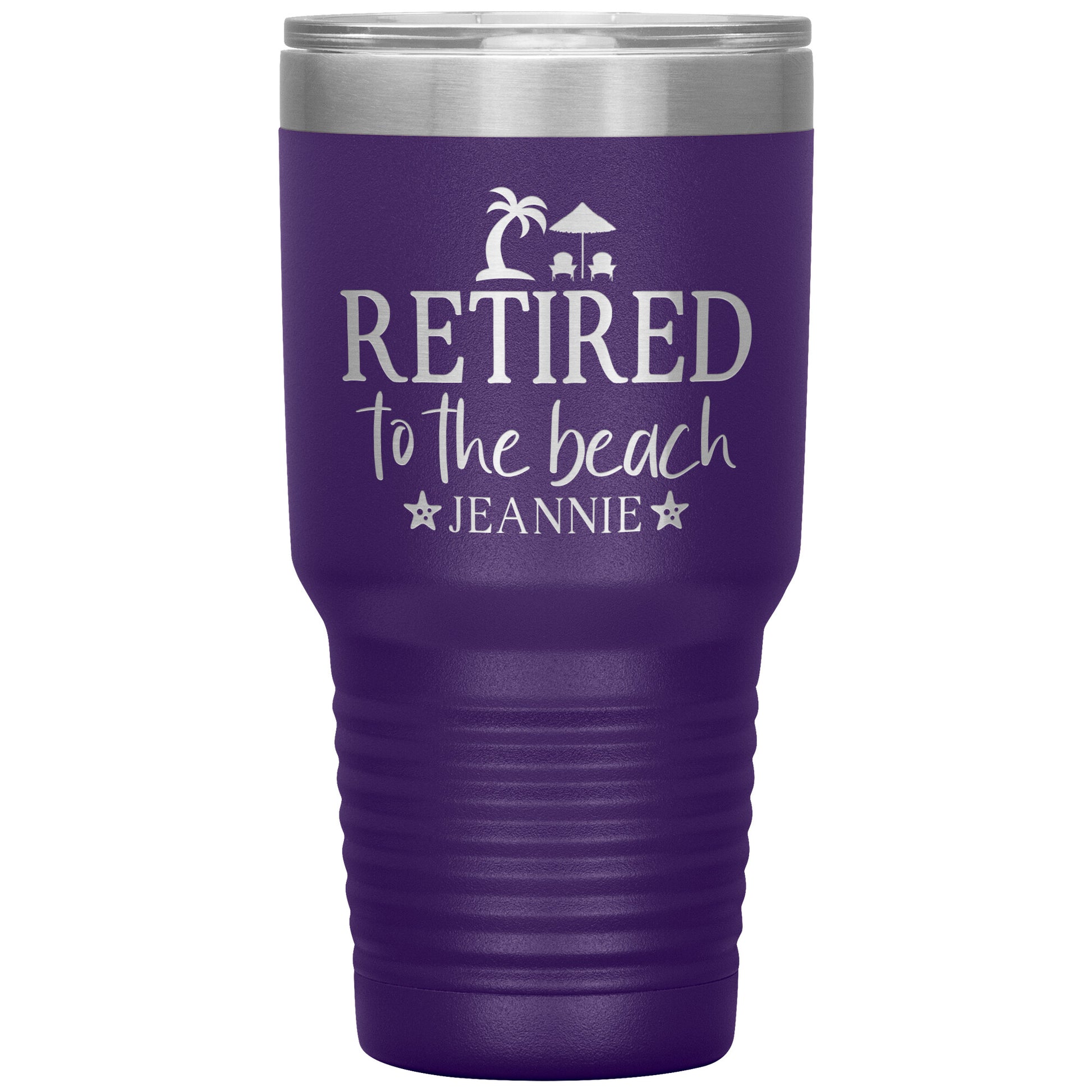 Retired to the Beach Tumbler