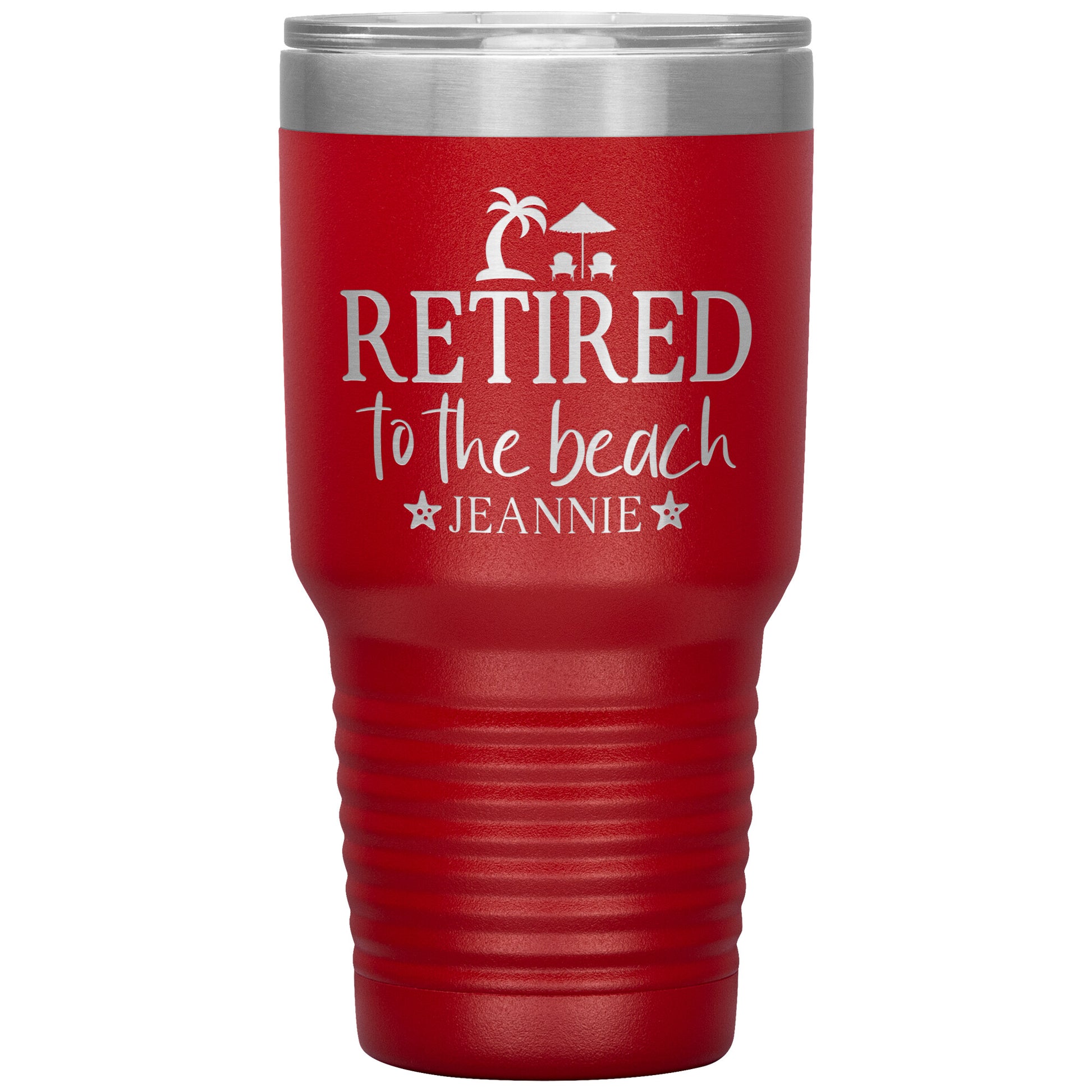 Retired to the Beach Tumbler