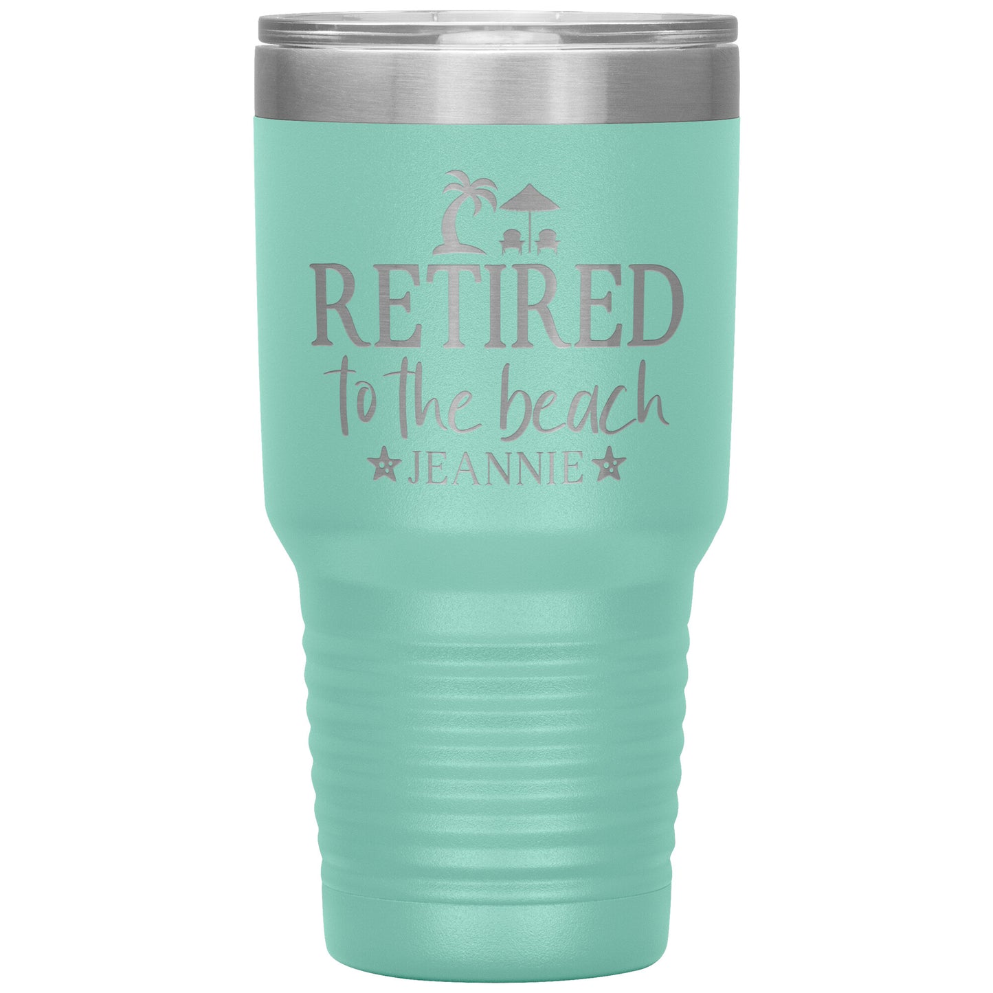 Retired to the Beach Tumbler